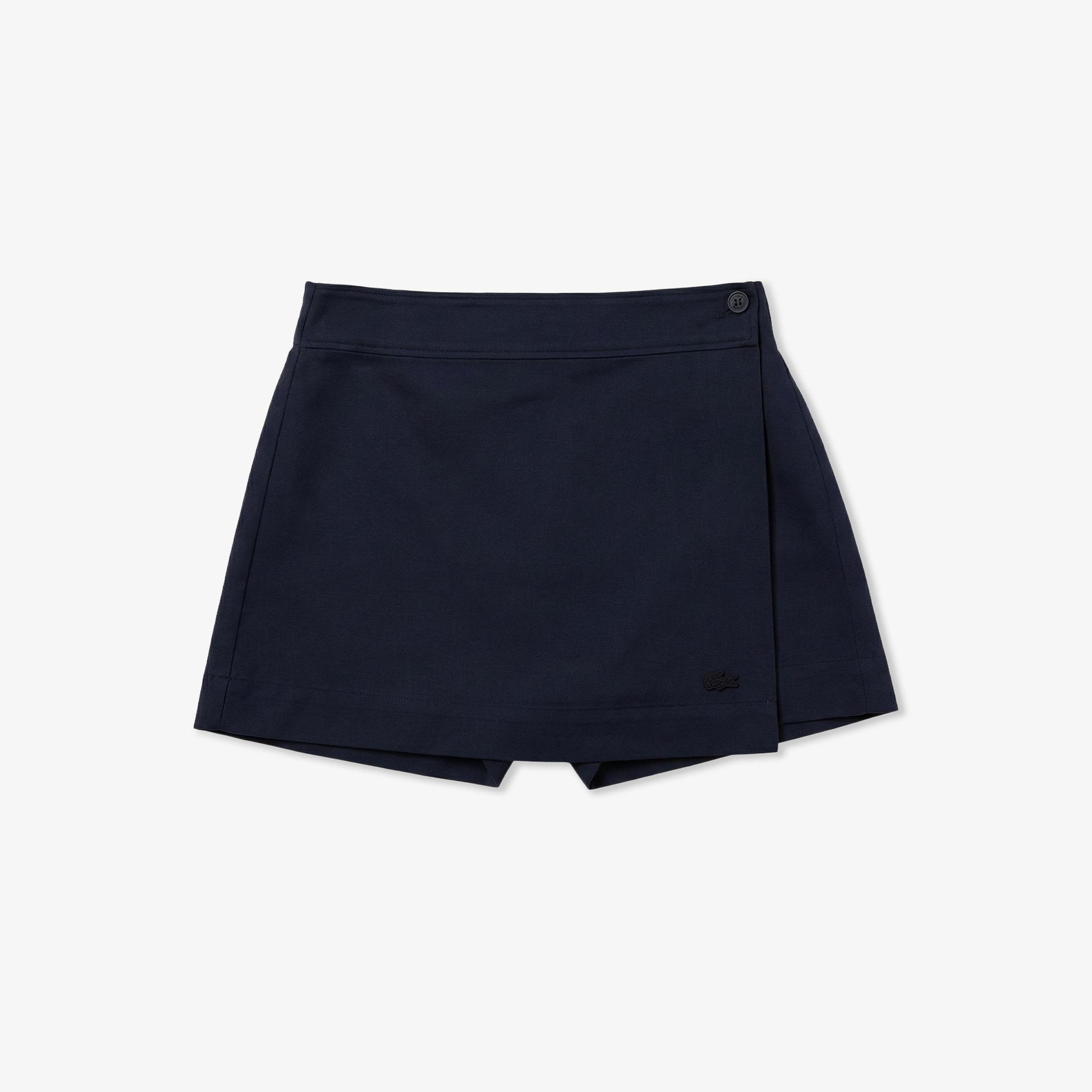 Kadın Classic Fit Lacivert Etek