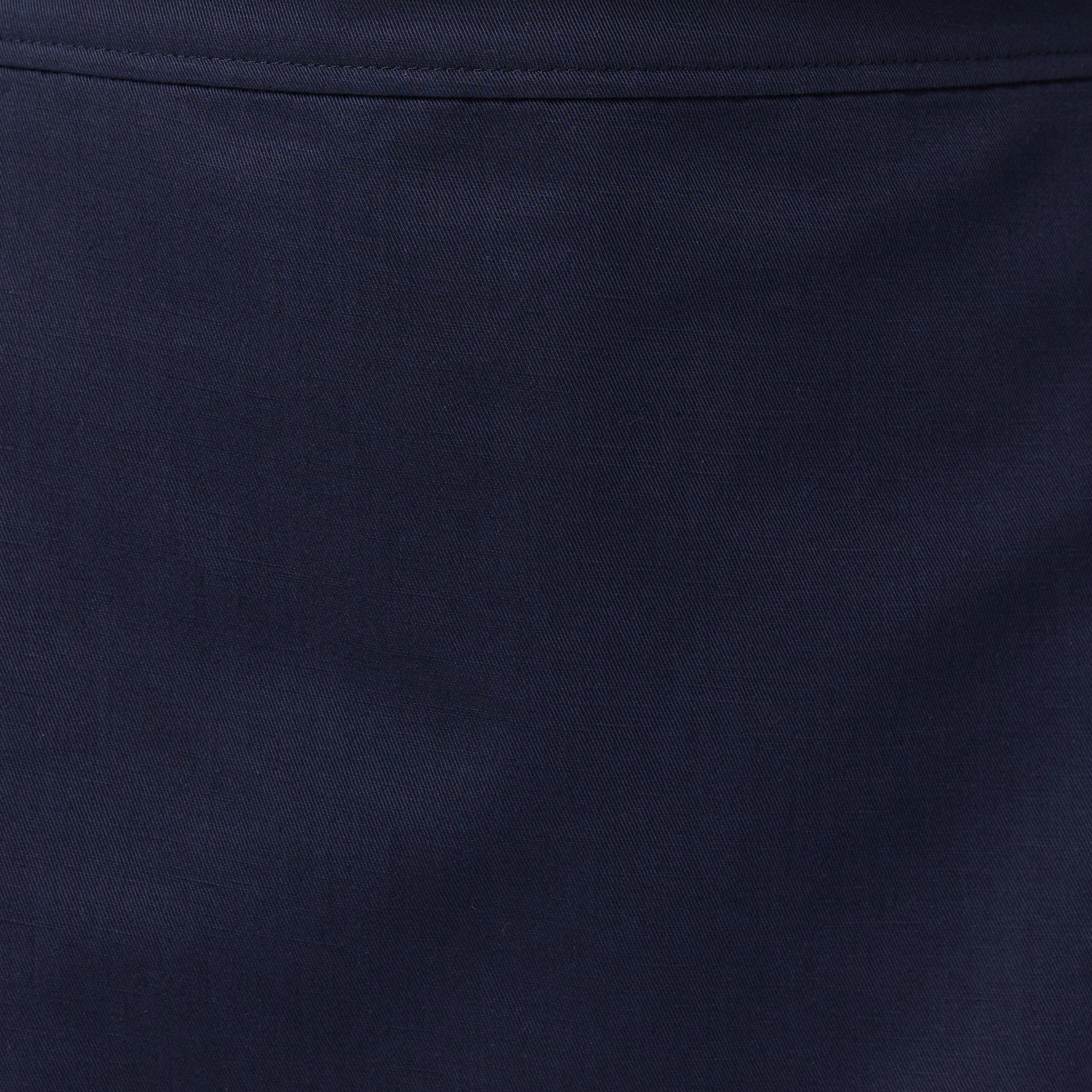 Kadın Classic Fit Lacivert Etek