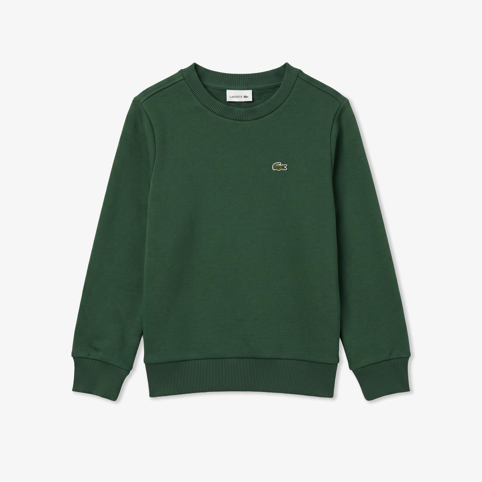 Çocuk Bisiklet Yaka Yeşil Sweatshirt