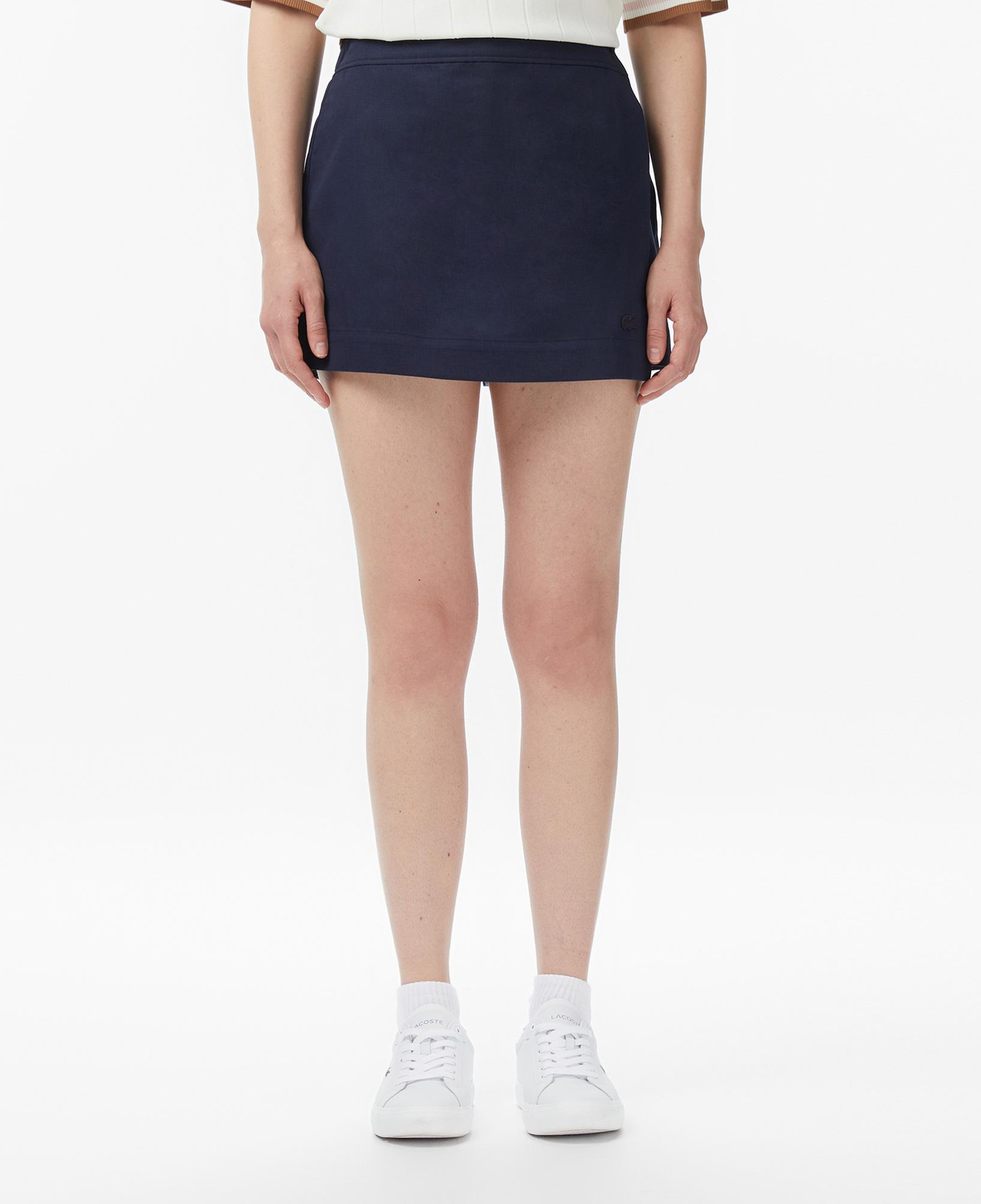 Kadın Classic Fit Lacivert Etek