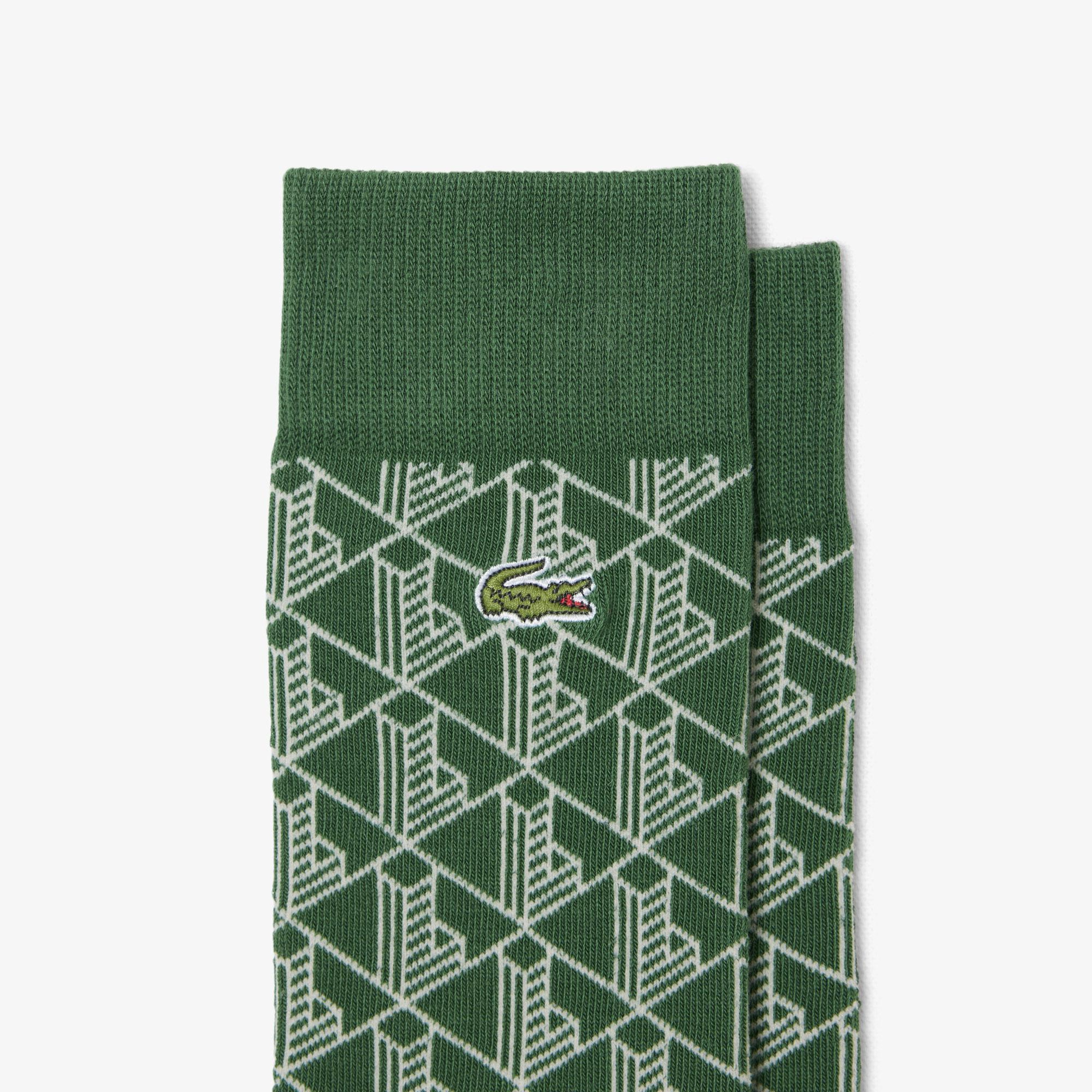 Unisex 3'lü Yeşil Çorap