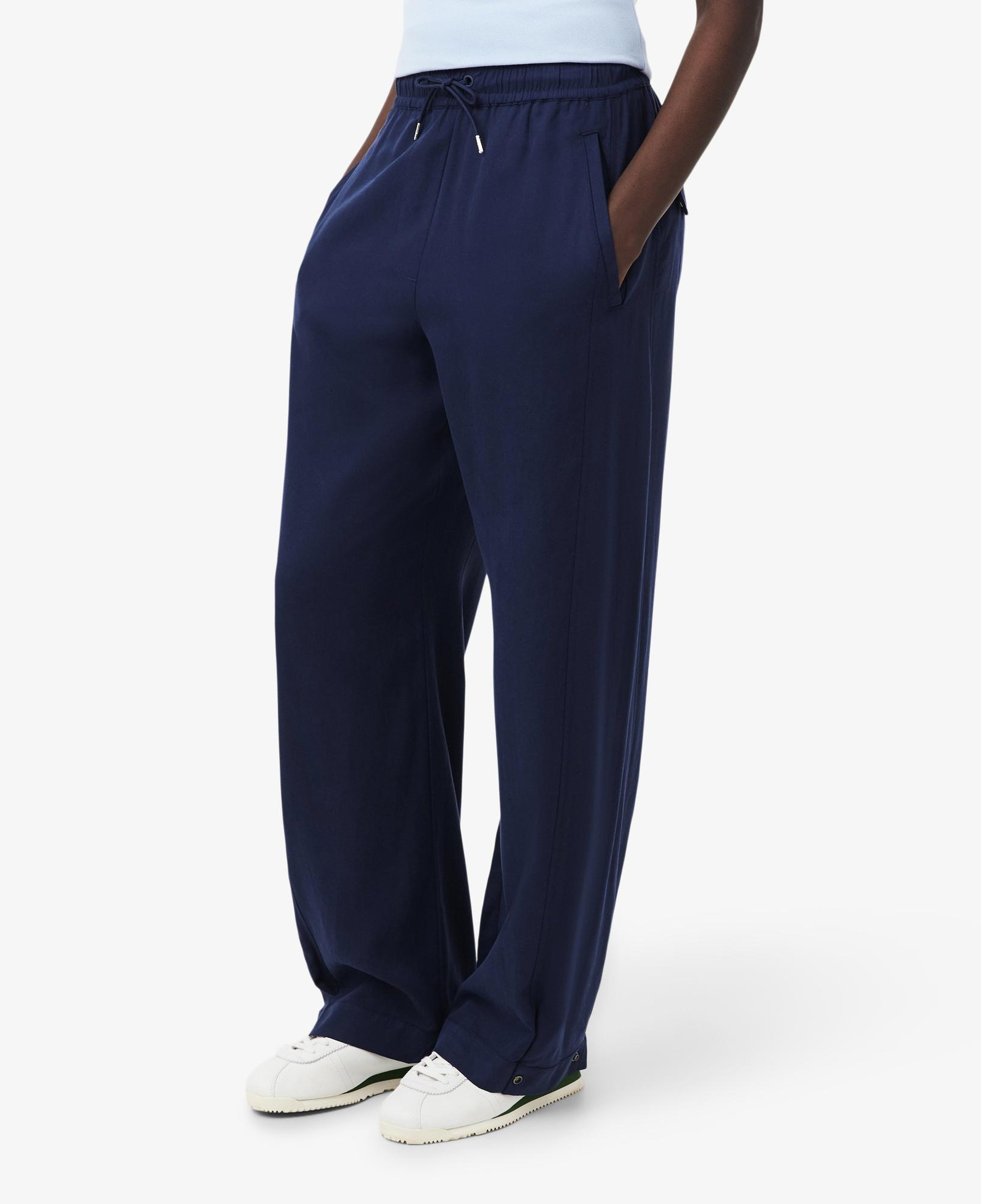 Kadın Oversize Fit Lacivert Pantolon