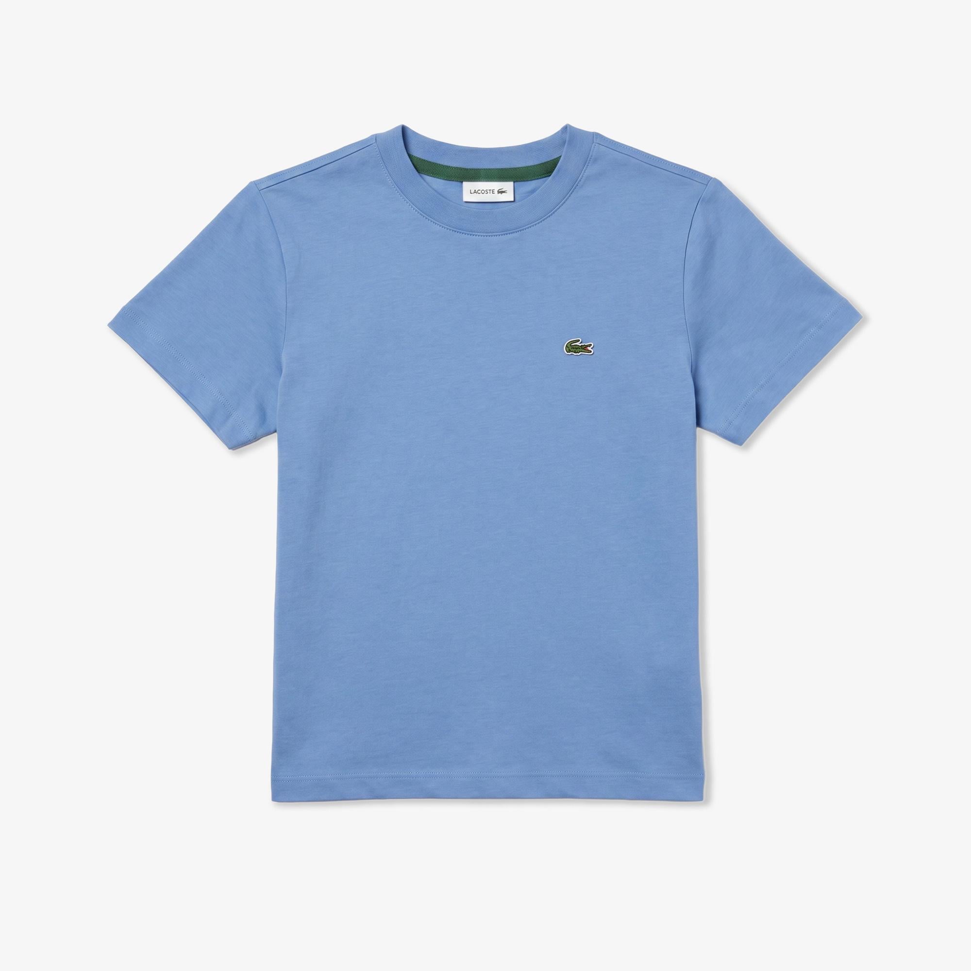 Çocuk Bisiklet Yaka Mavi T-Shirt