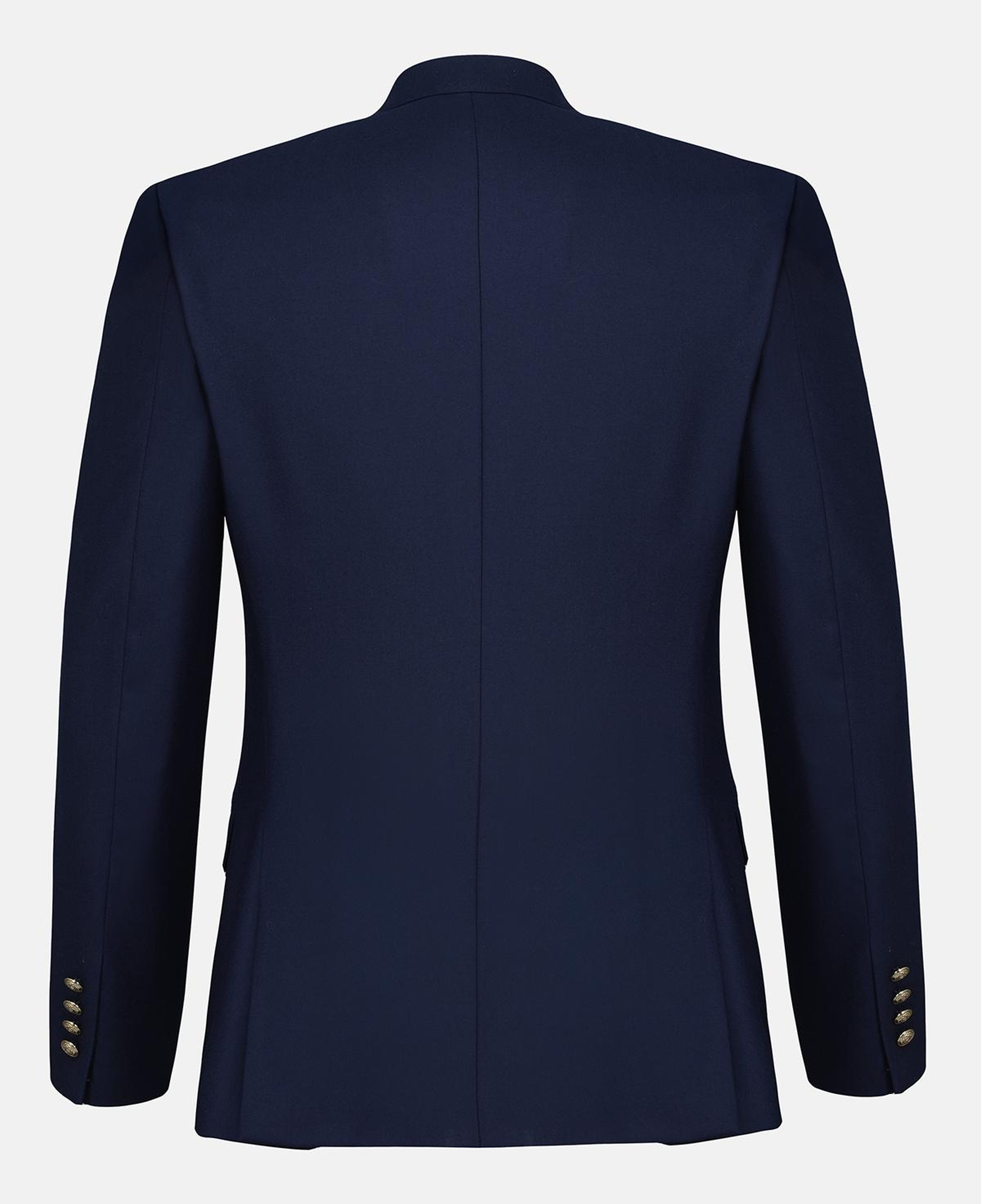 Erkek Lacivert Yün Loro Piana Kumaşıyla Üretilmiş Blazer Ceket
