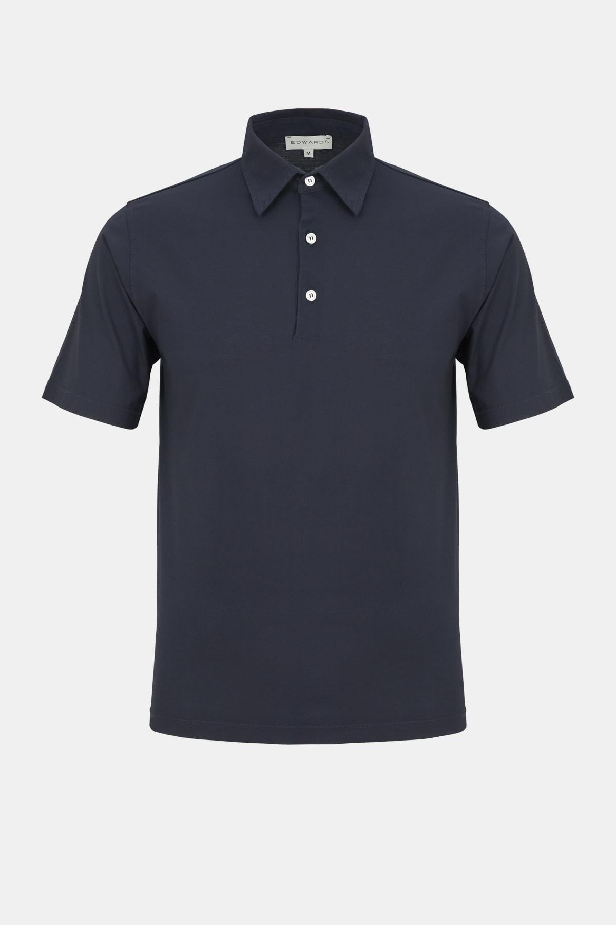 Erkek Lacivert Polo Yaka T-Shirt