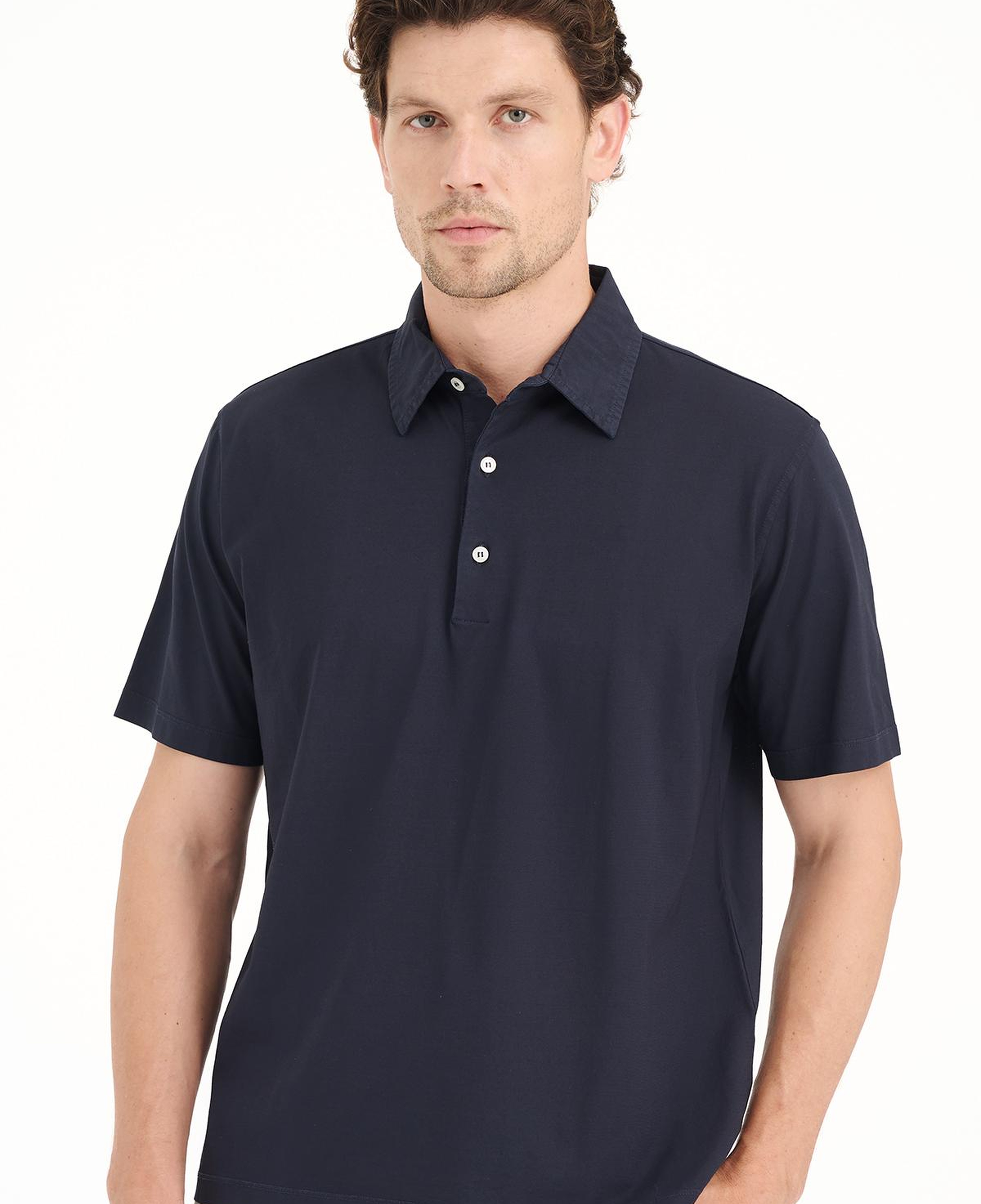 Erkek Lacivert Polo Yaka T-Shirt