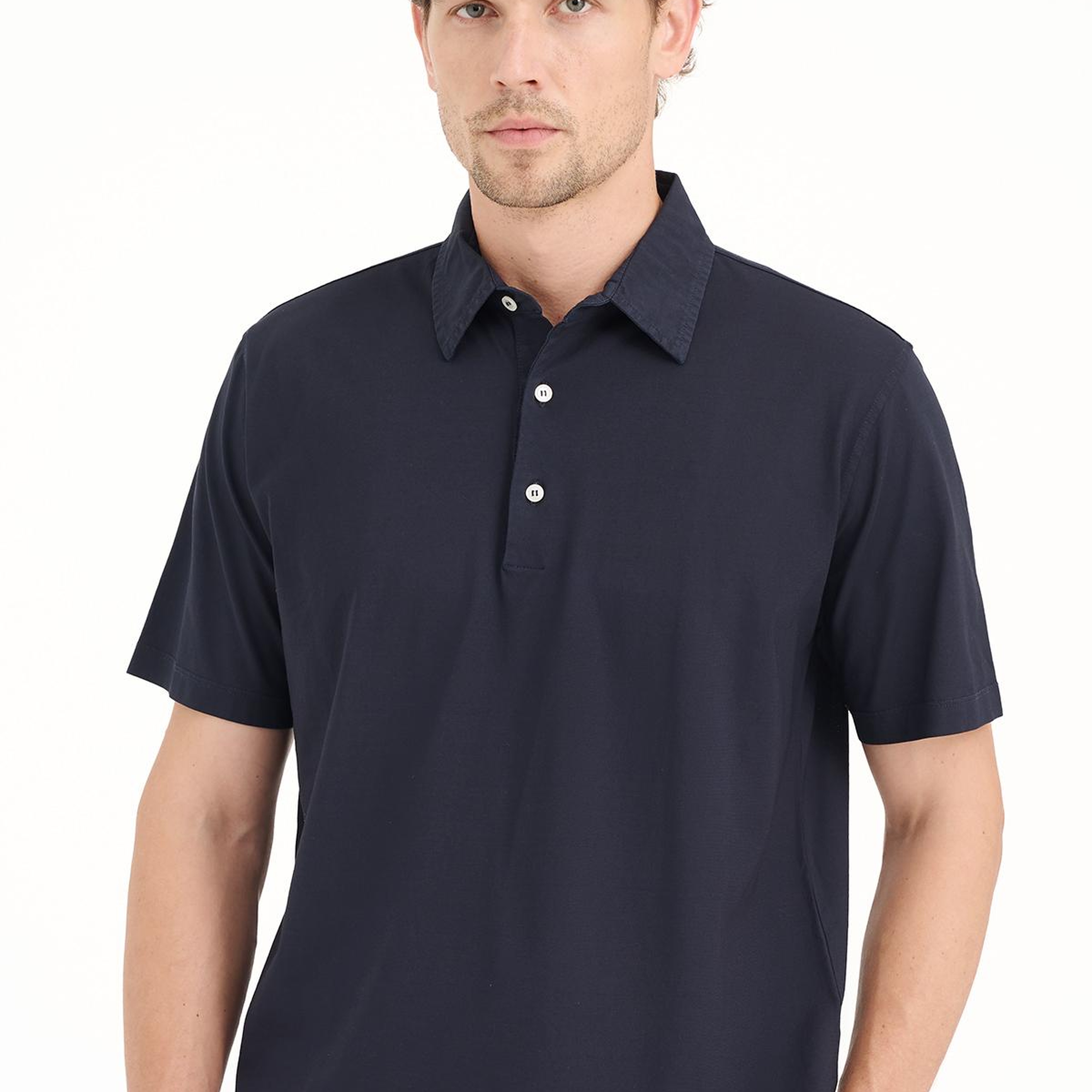 Erkek Lacivert Polo Yaka T-Shirt