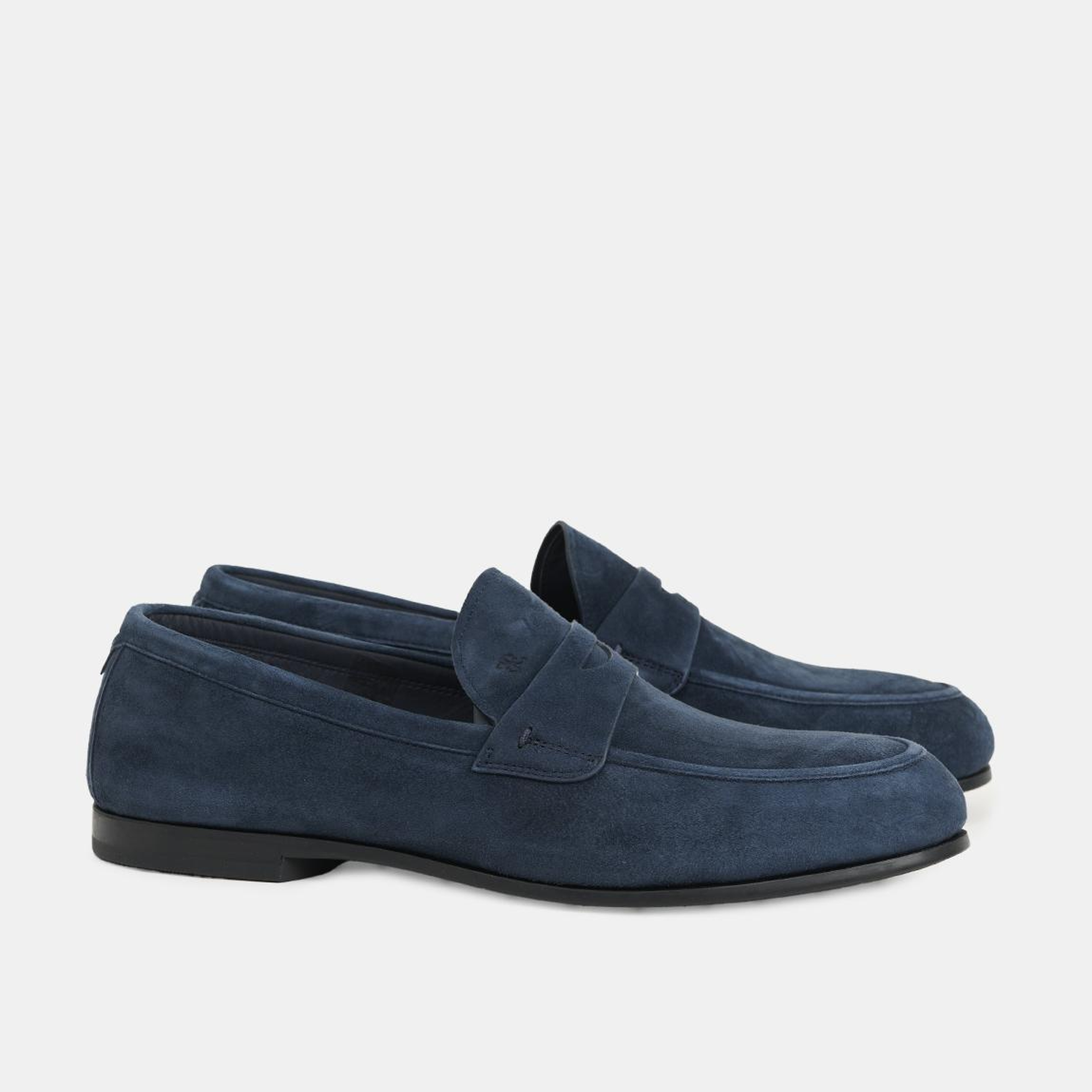 Erkek Lacivert Deri Loafer