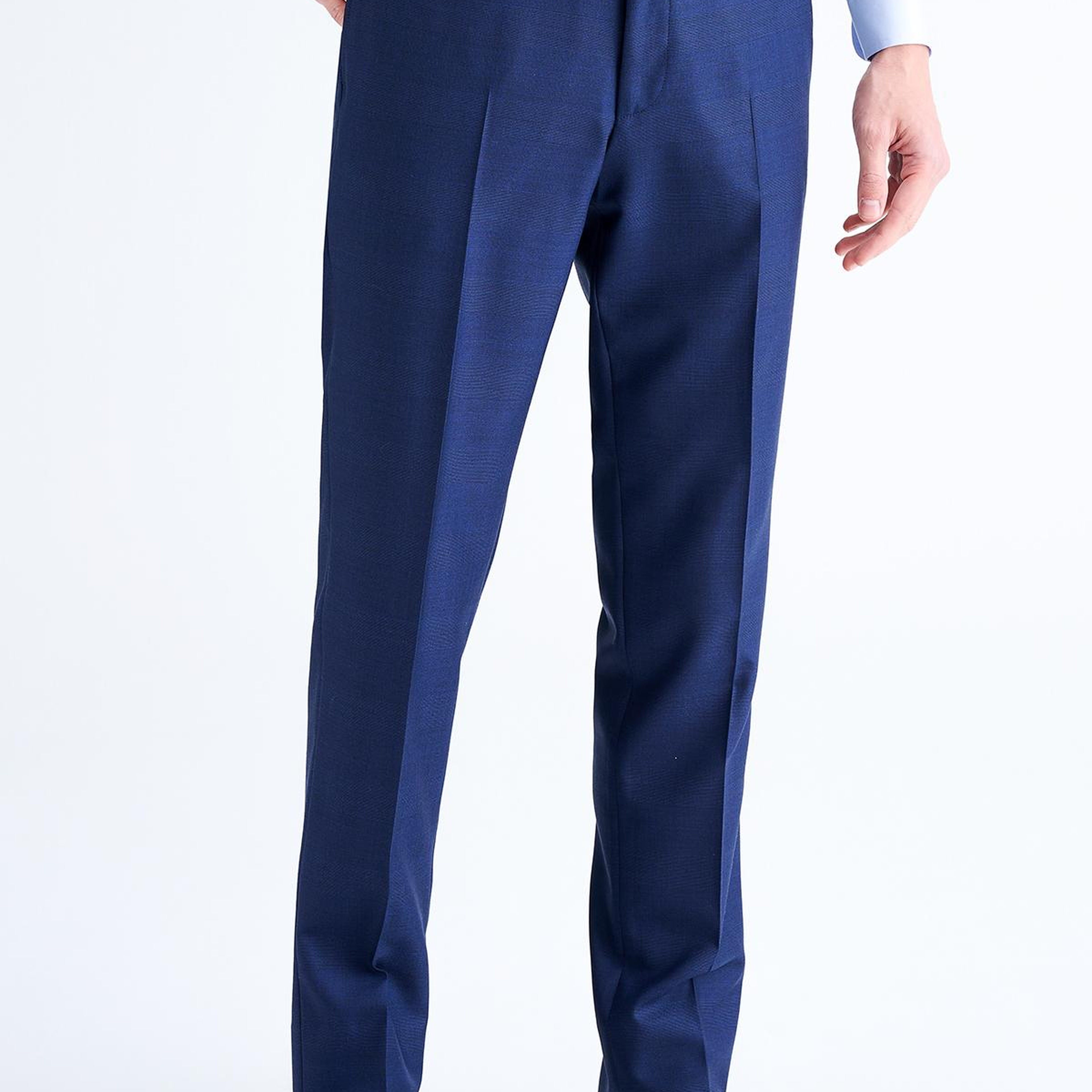 Erkek Lacivert Vitale Barberis Yün Takım Elbise