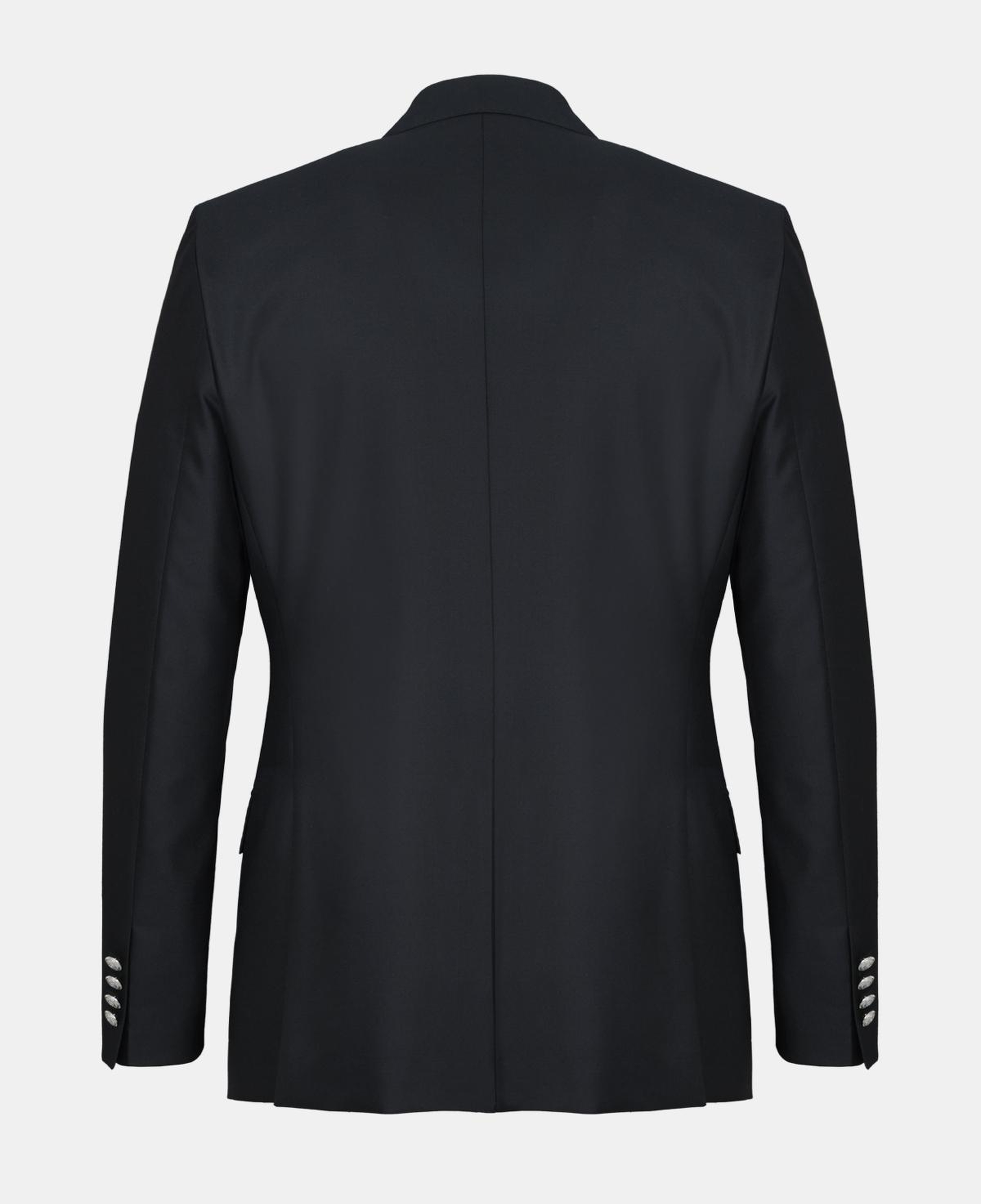 Erkek Siyah Loro Piana Kumaşıyla Üretilmiş Yün Blazer Ceket