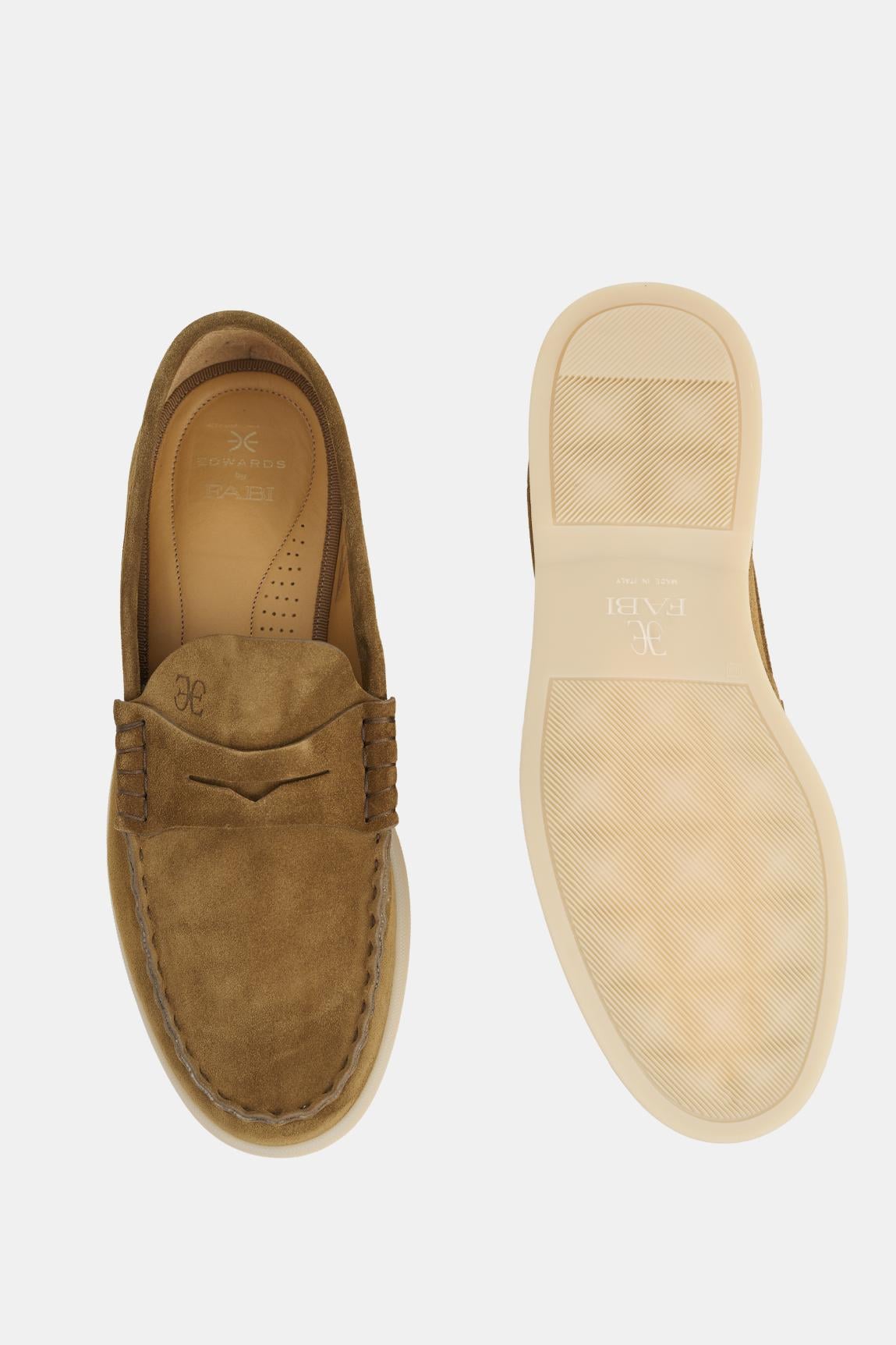 Erkek Taba Deri Loafer