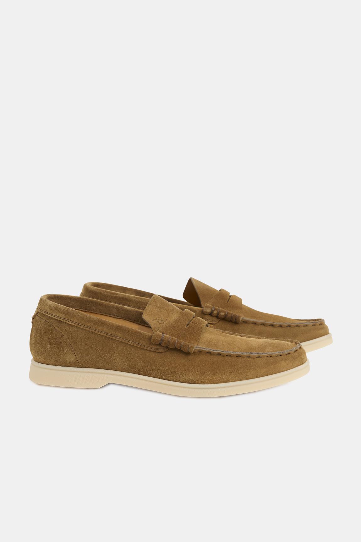 Erkek Taba Deri Loafer