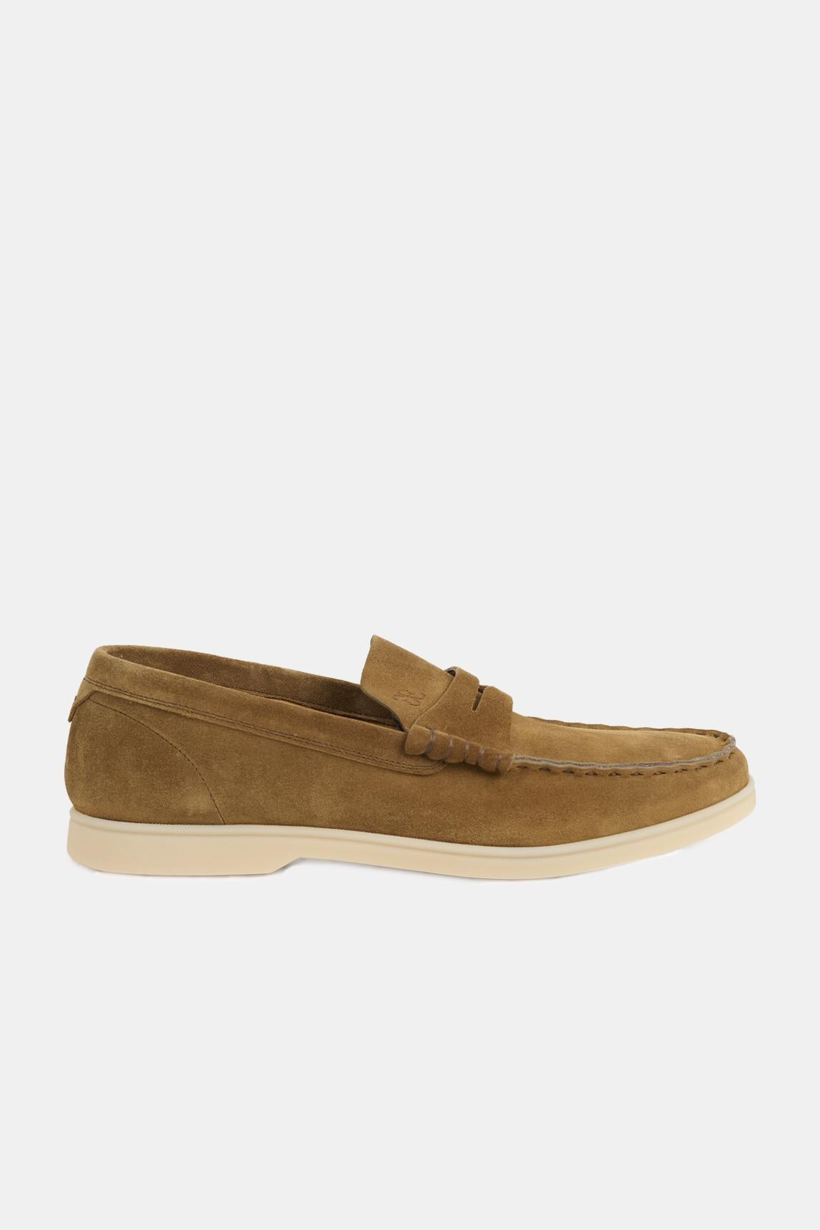 Erkek Taba Deri Loafer