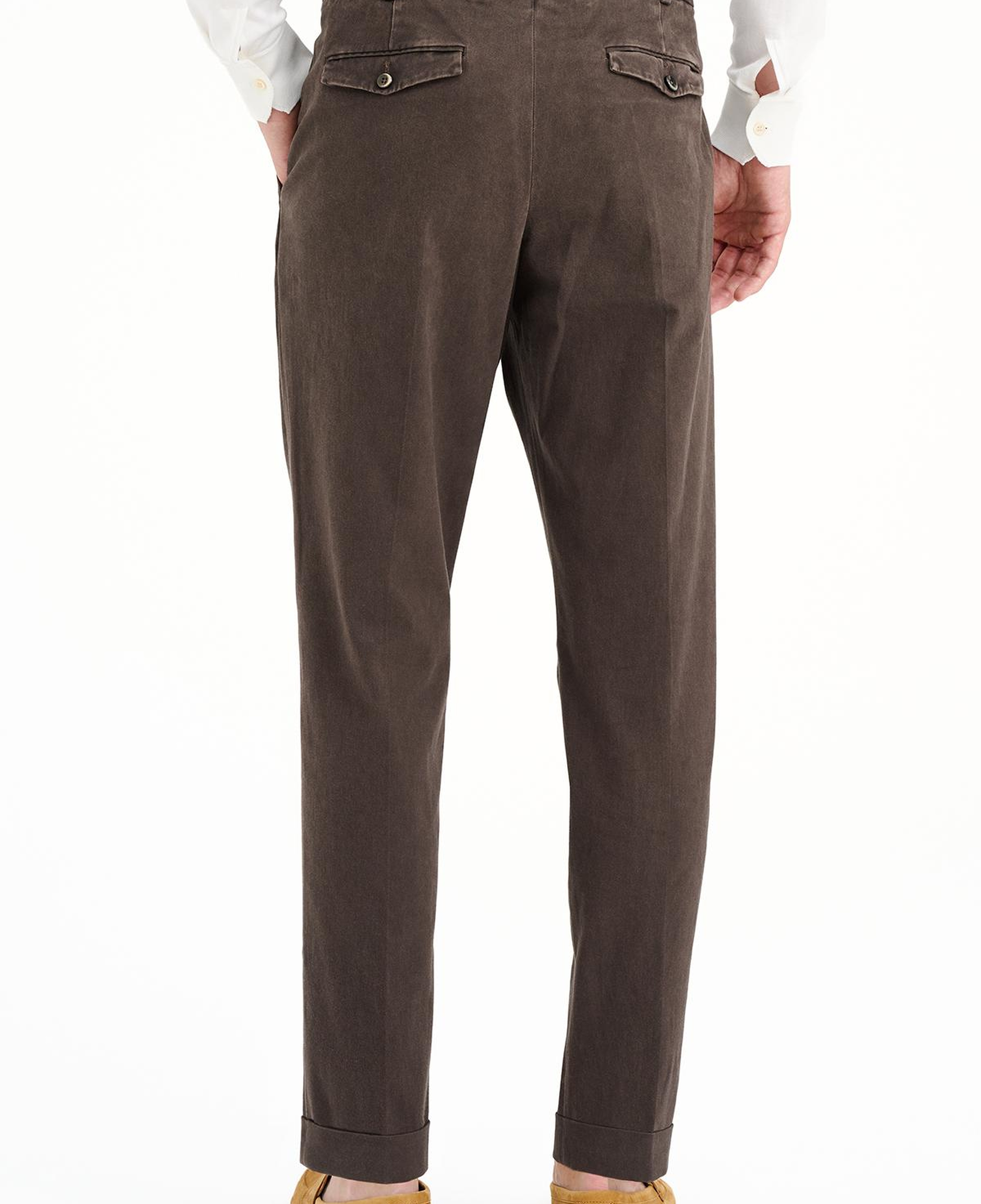 Erkek Kahverengi Slim Fit Chino Pantolon
