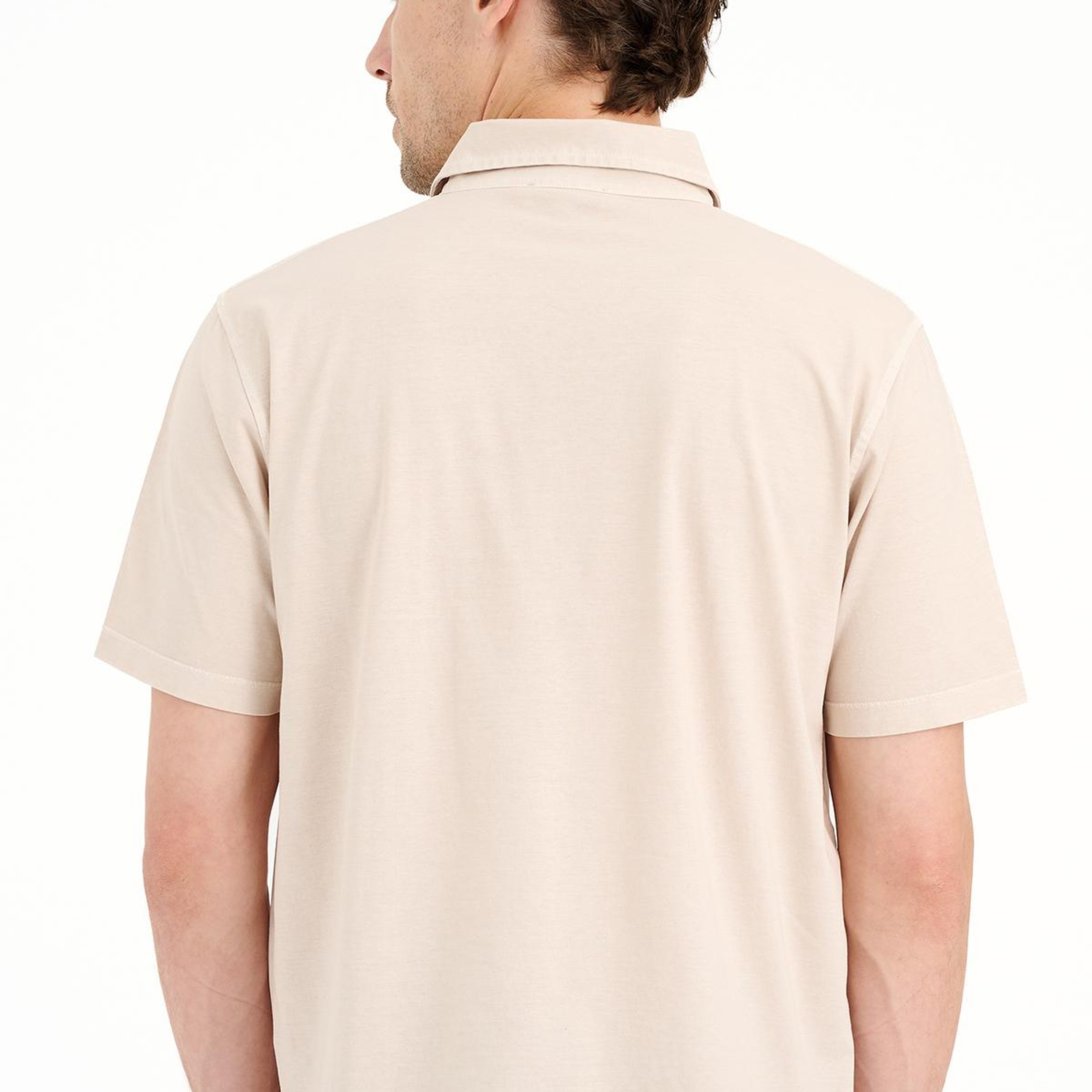 Erkek Kahverengi Polo Yaka T-Shirt