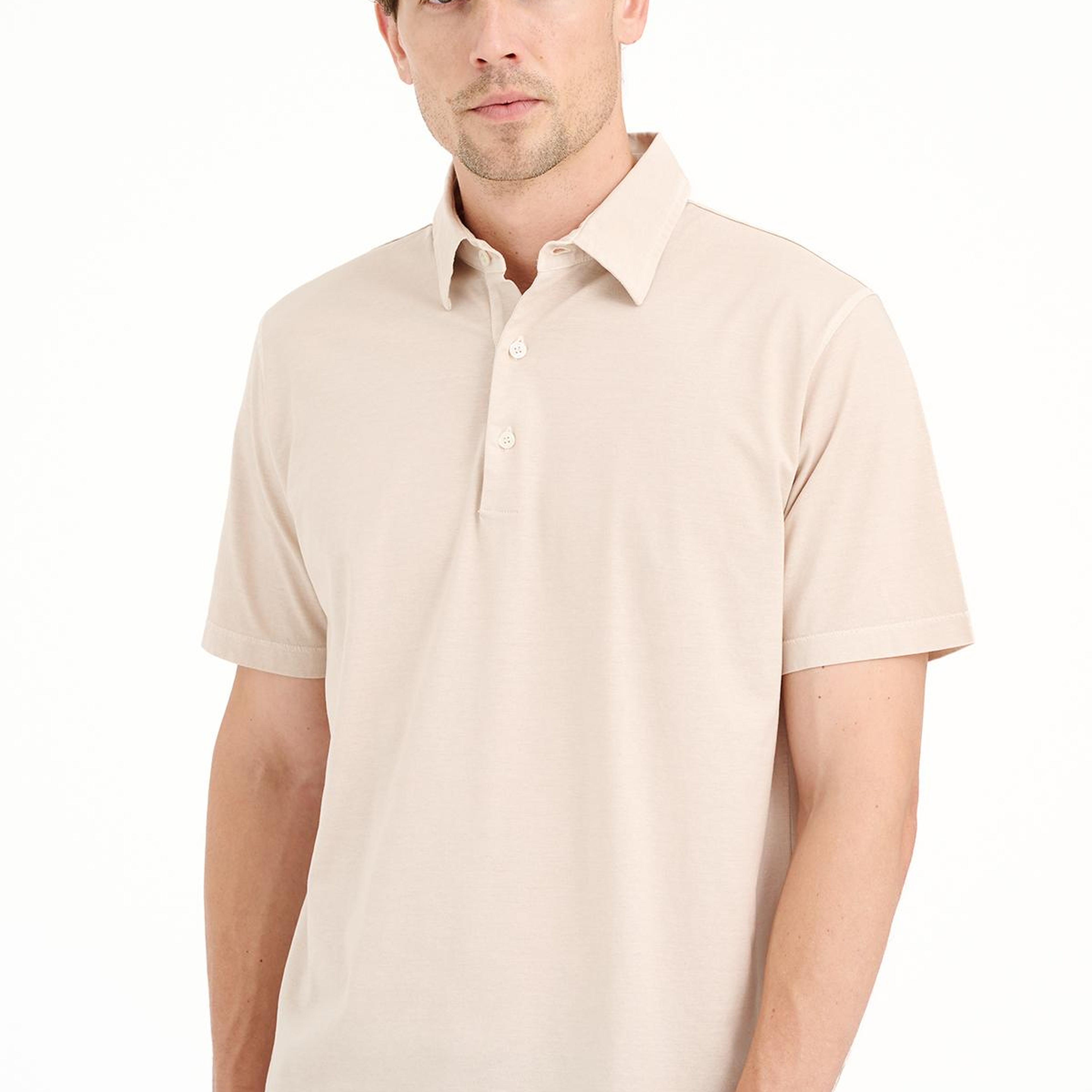 Erkek Kahverengi Polo Yaka T-Shirt