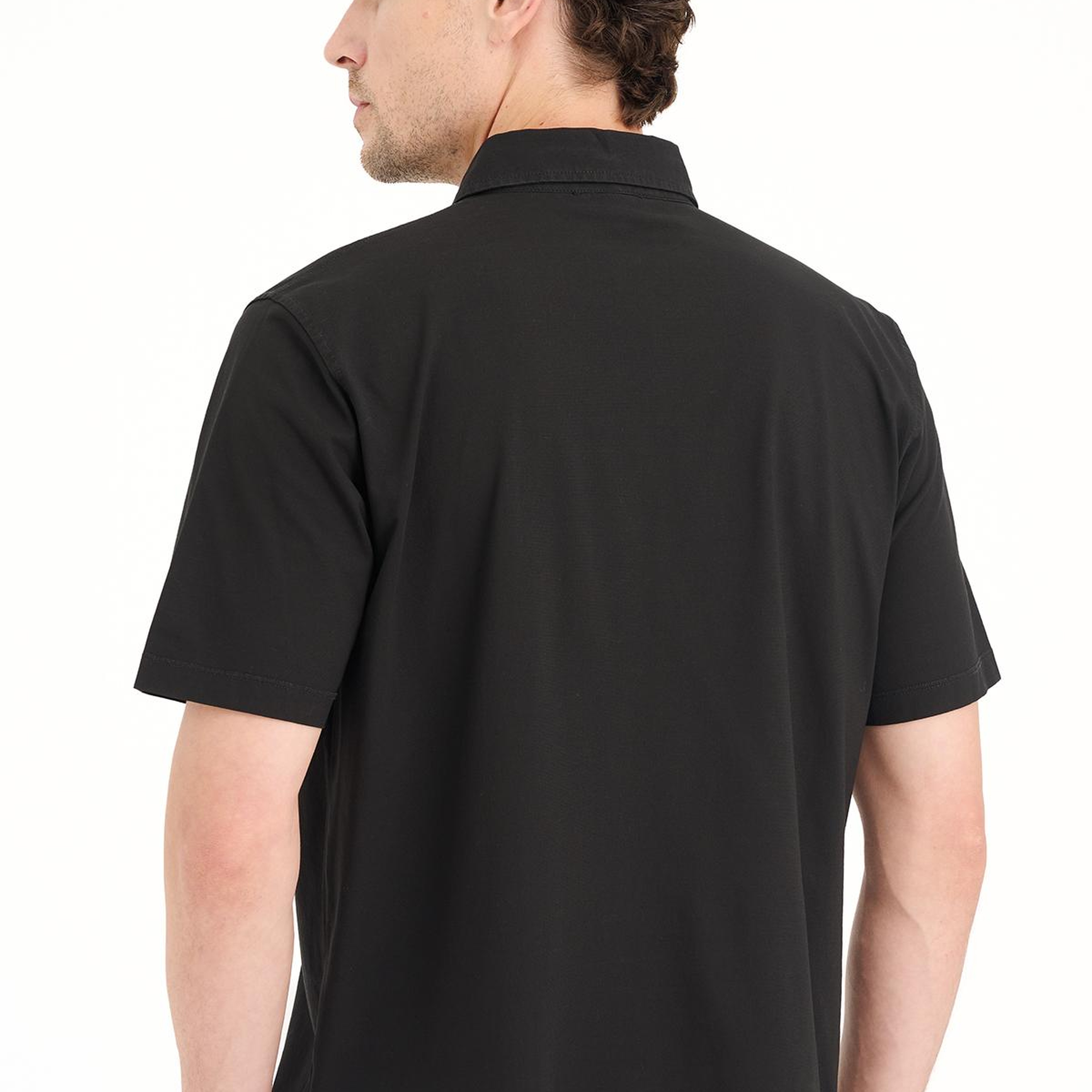 Erkek Siyah Polo Yaka T-Shirt