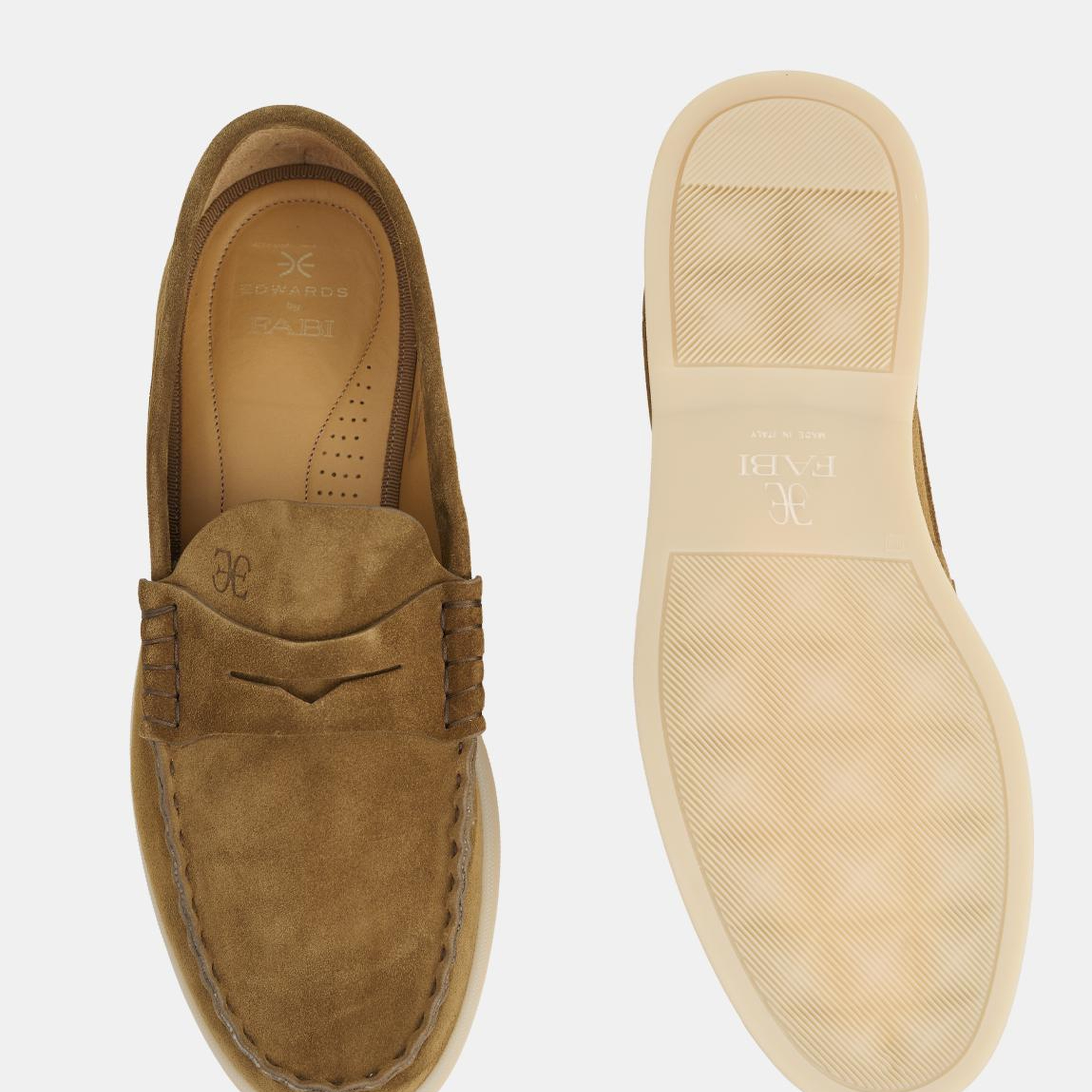 Erkek Taba Deri Loafer