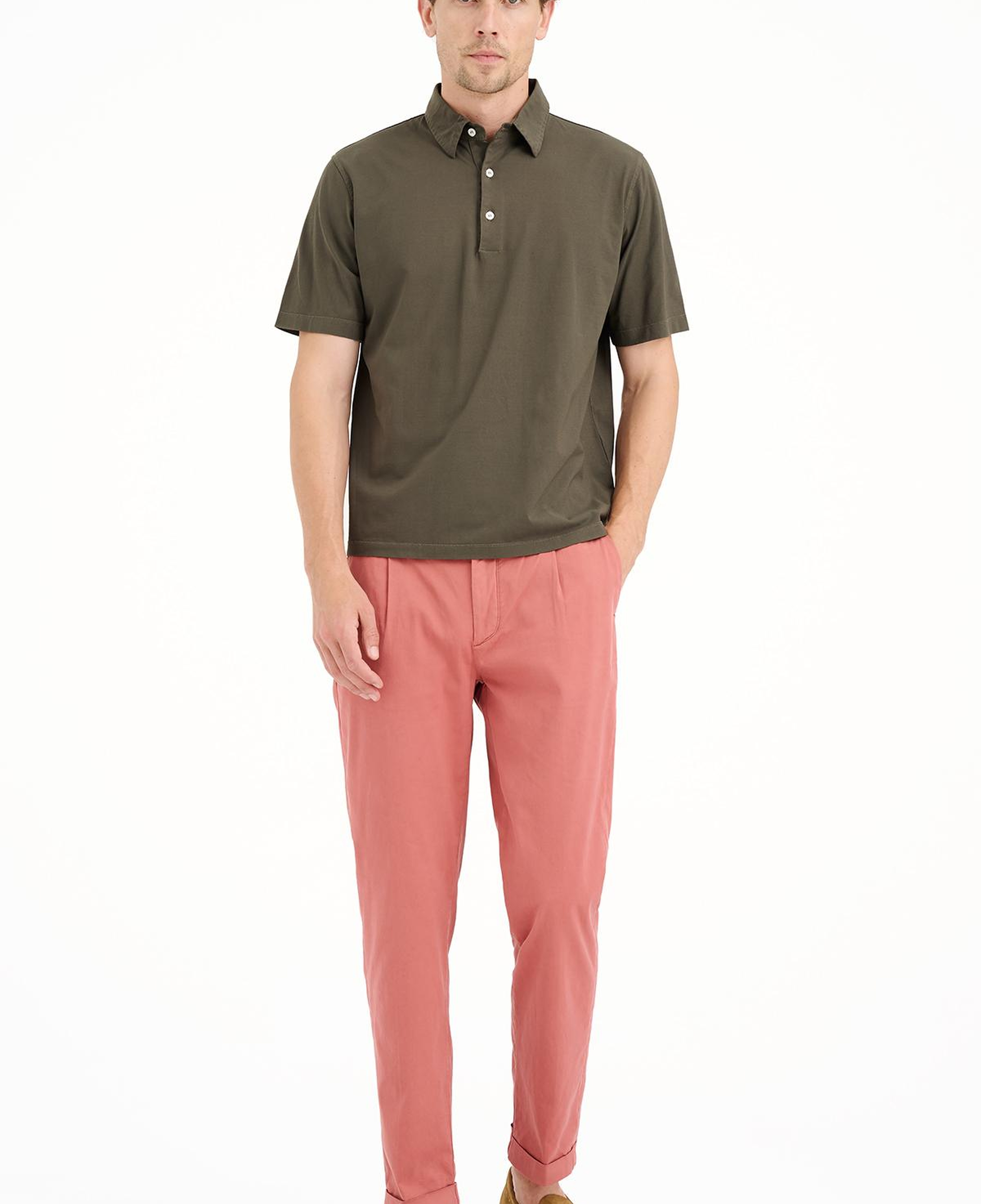 Erkek Yeşil Polo Yaka T-Shirt