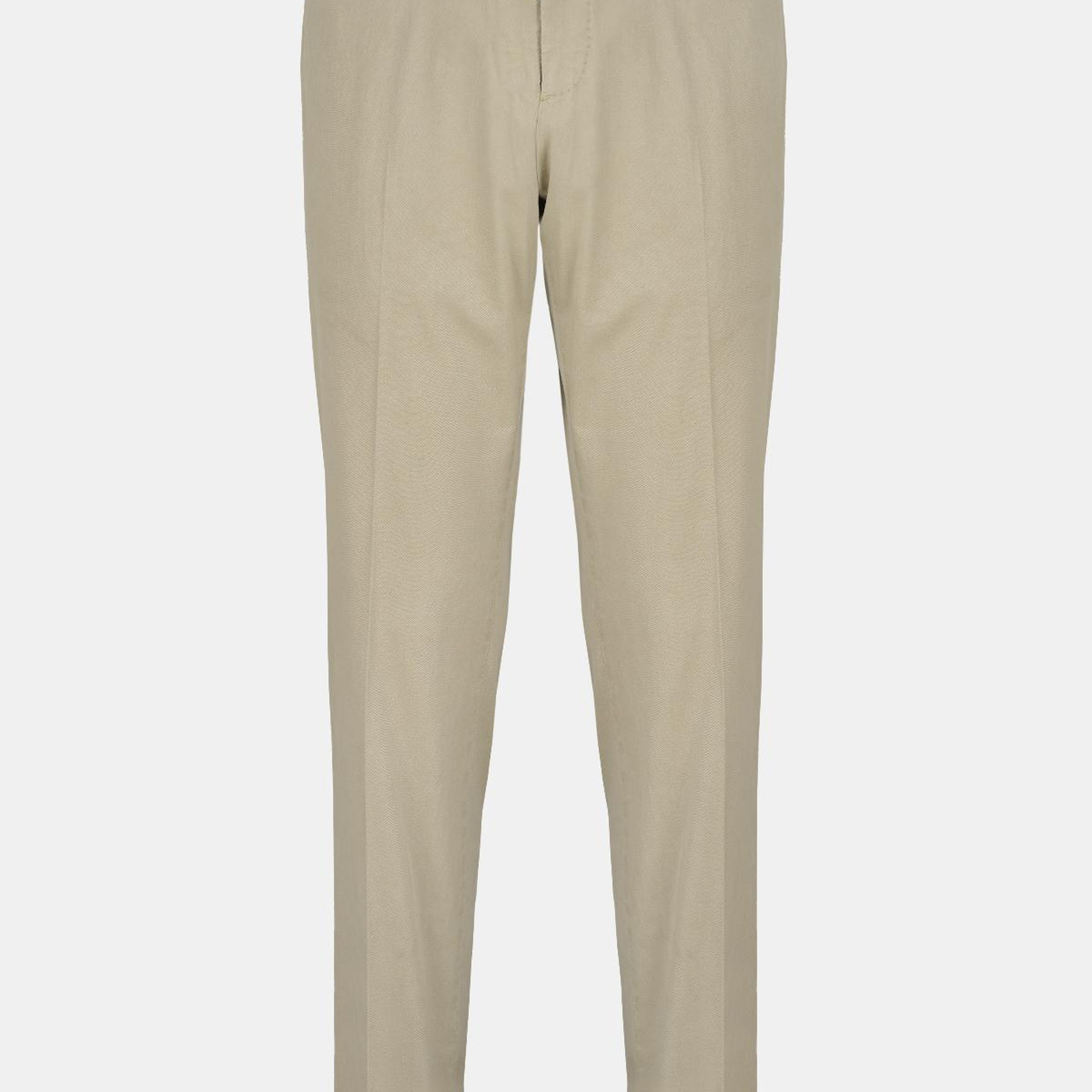 Erkek Bej Slim Fit Elastik Bel Lyocell Jogger Pantolon