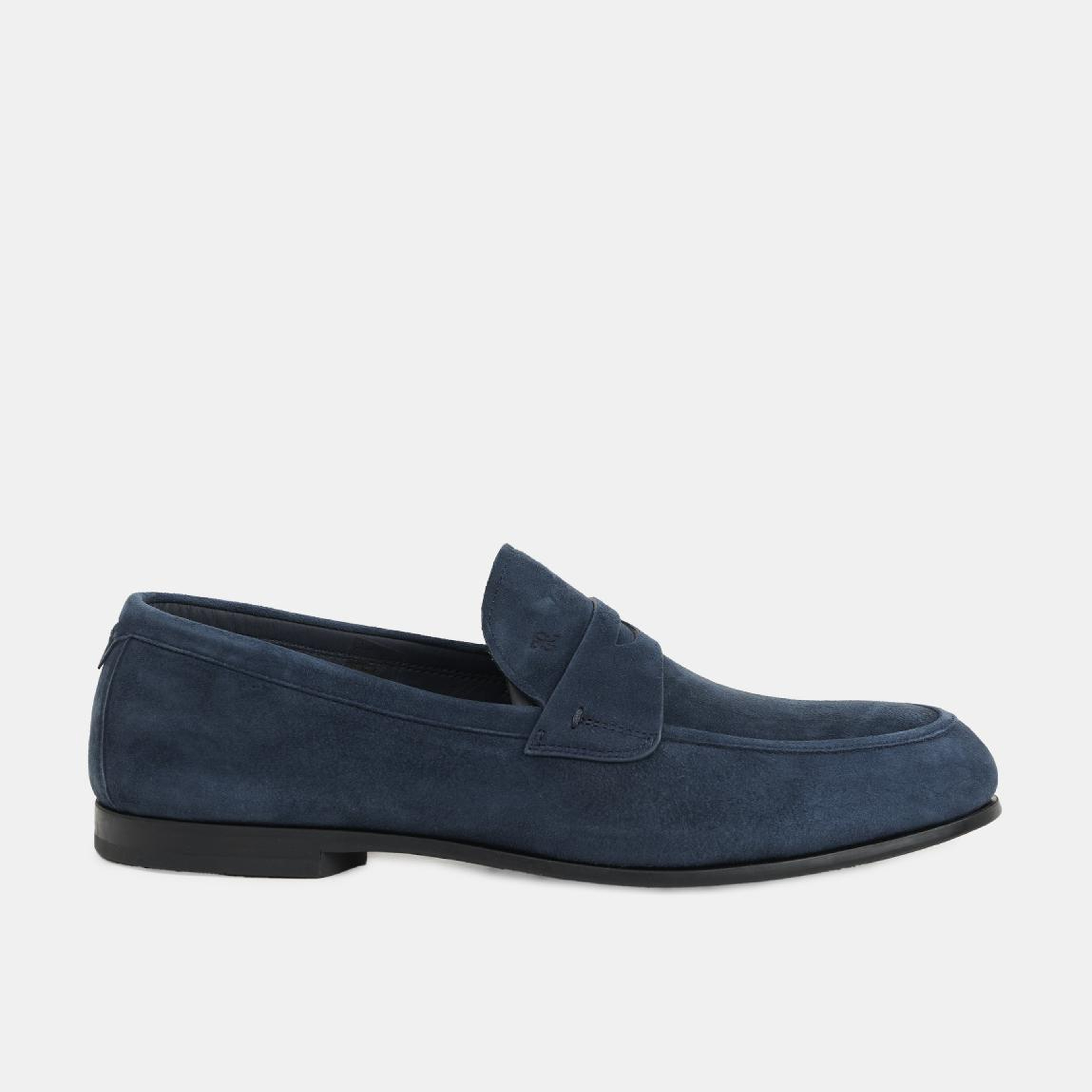 Erkek Lacivert Deri Loafer