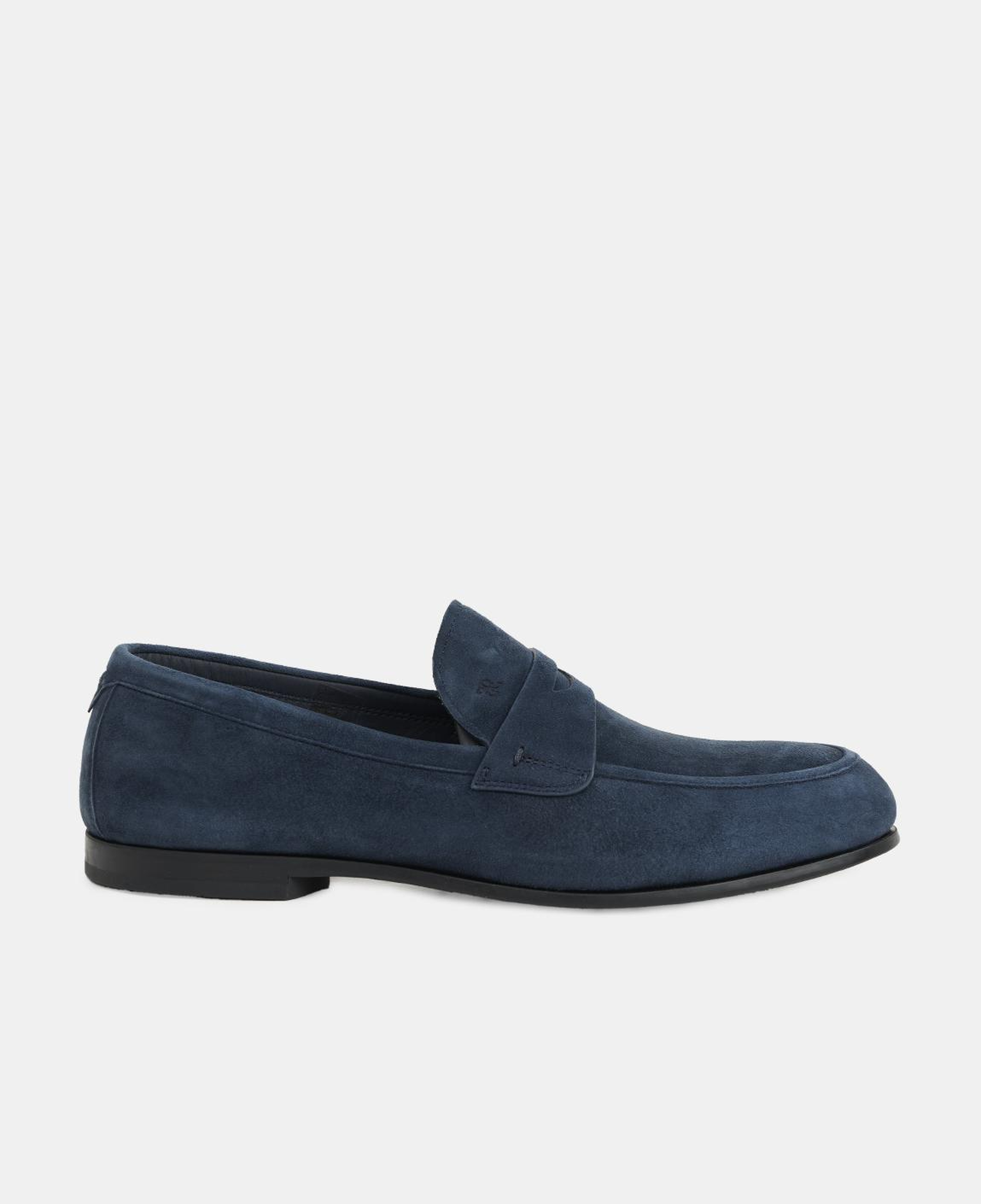 Erkek Lacivert Deri Loafer