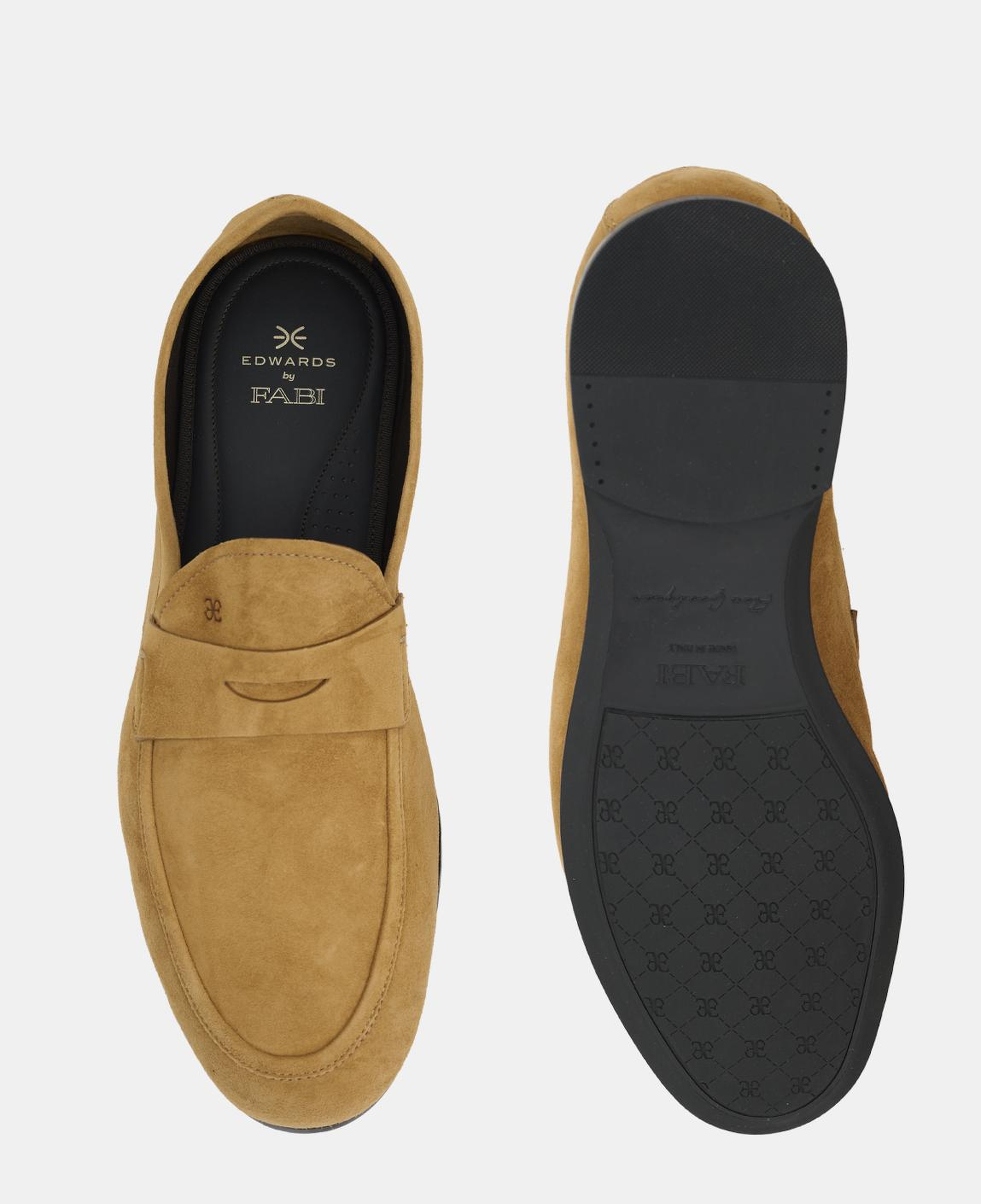 Erkek Taba Deri Loafer