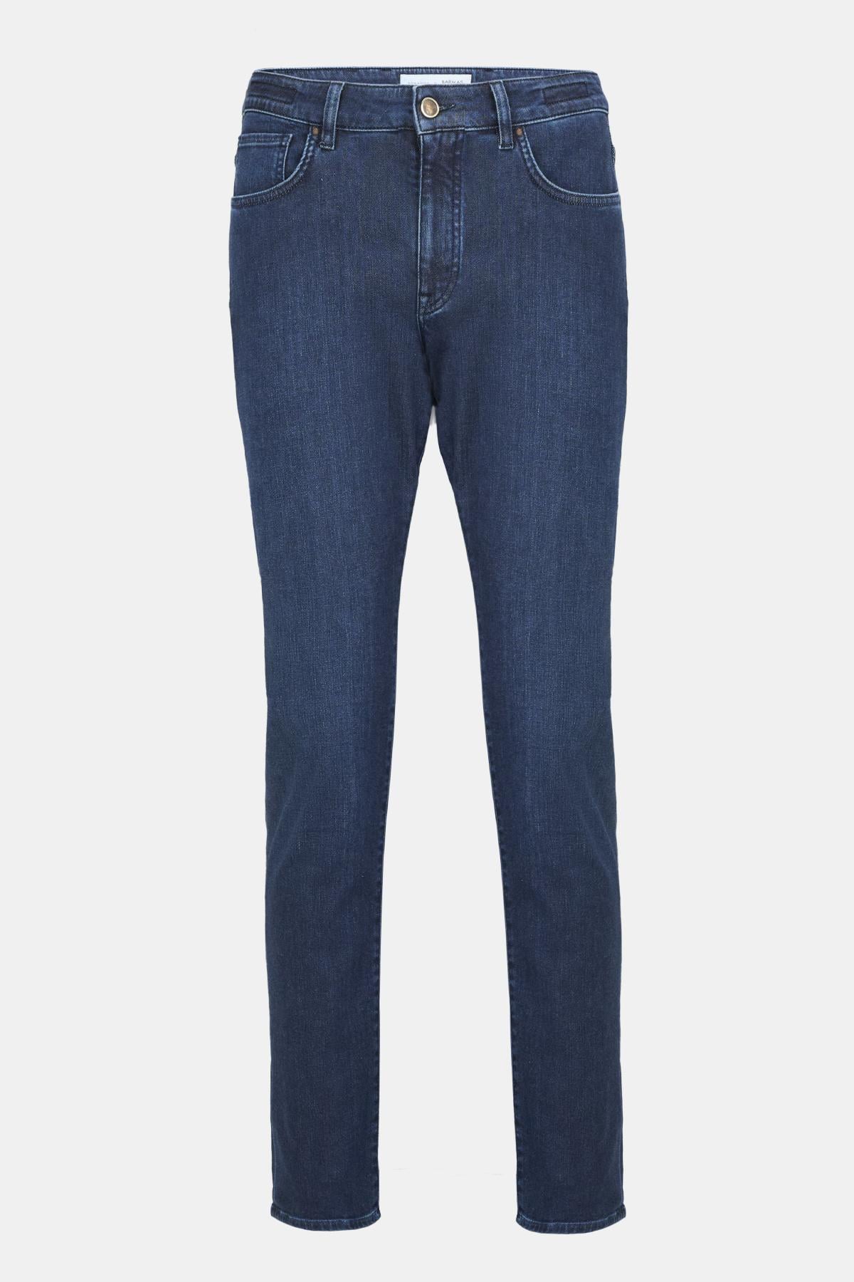 Erkek Mavi Modal Karışımlı Jean Pantolon