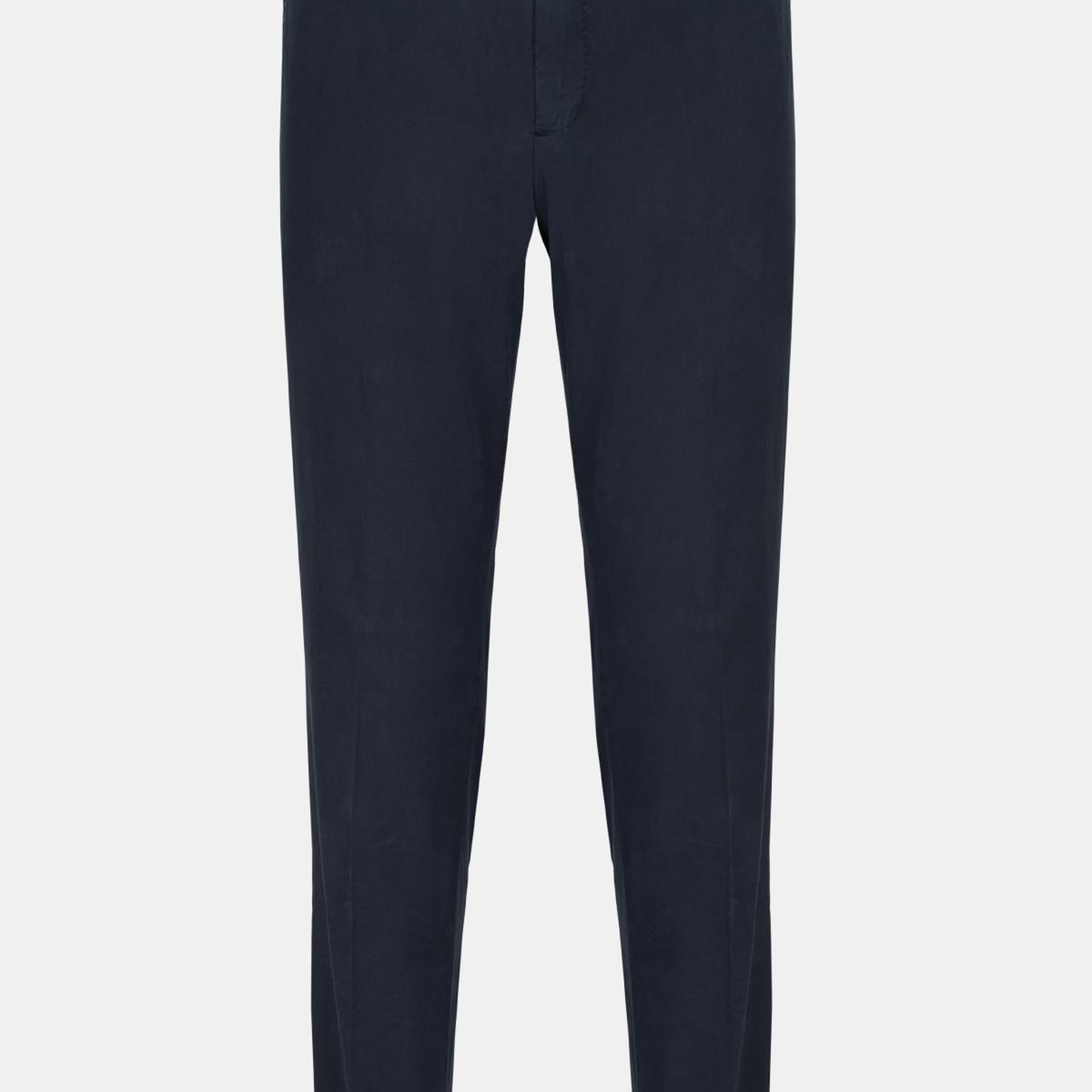 Erkek Lacivert Slim Fit Elastik Bel Lyocell Jogger Pantolon