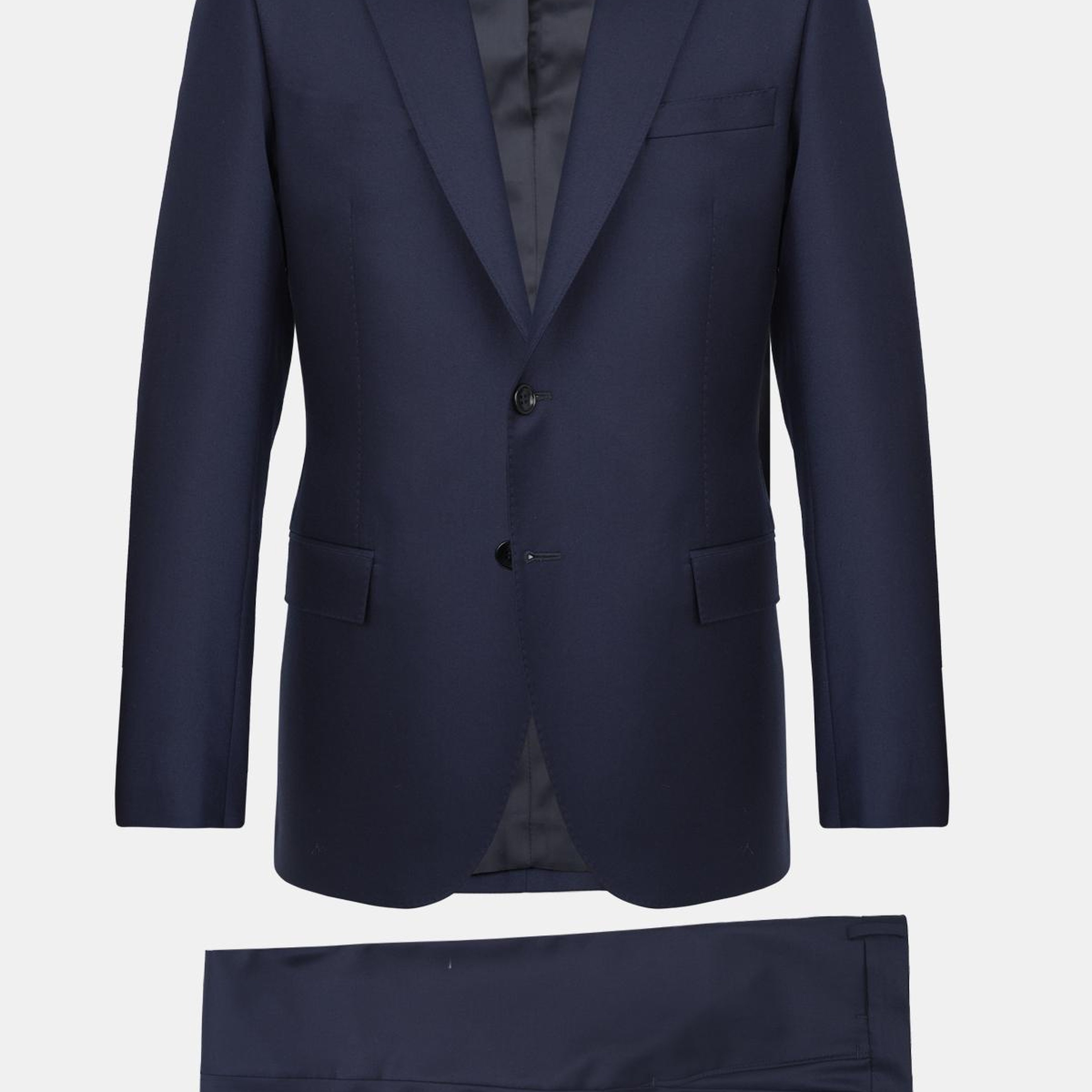 Erkek Lacivert Loro Piana 150's Kumaşıyla Üretilmiş Takım Elbise