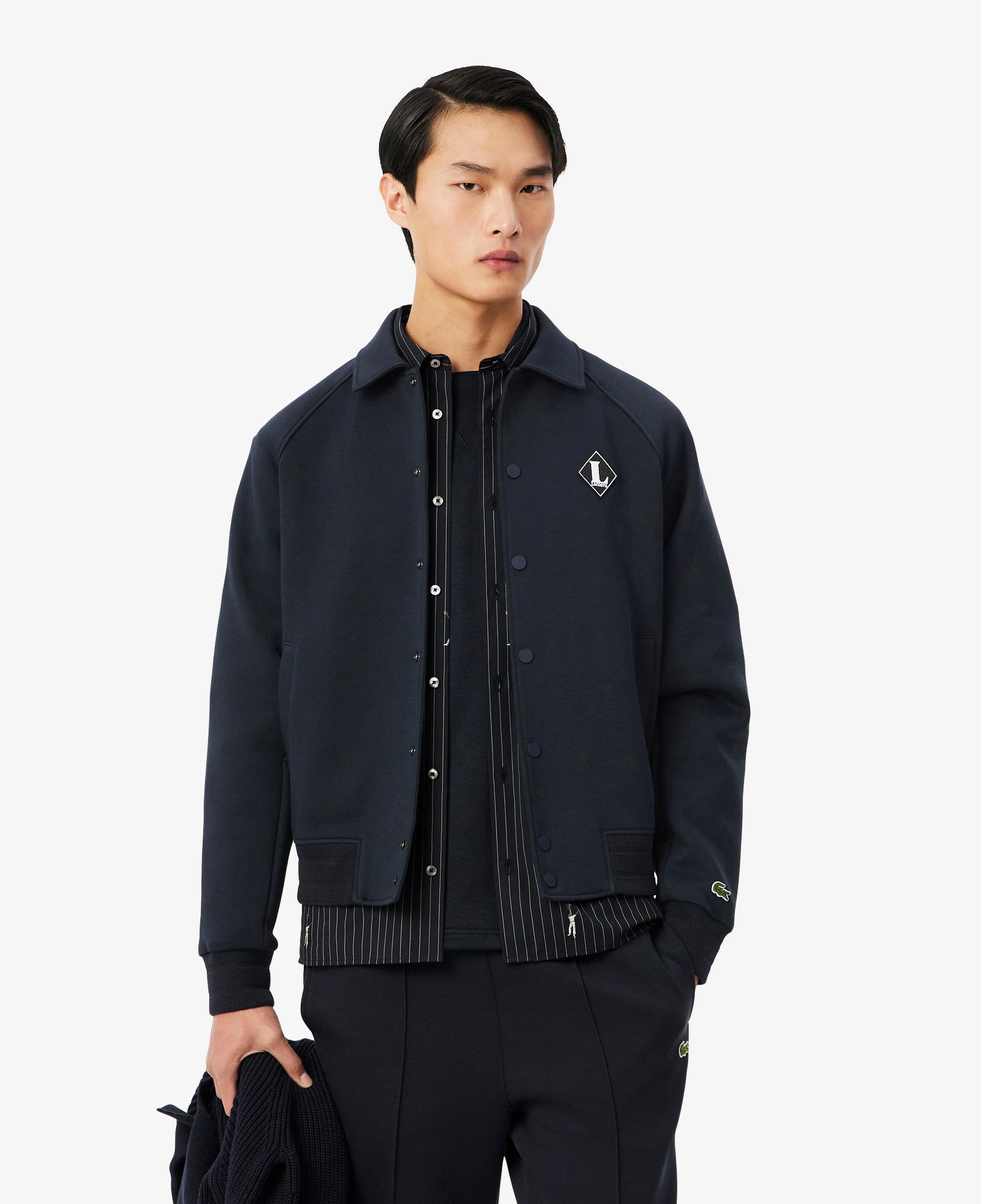 Erkek Classic Fit Lacivert Bomber Ceket