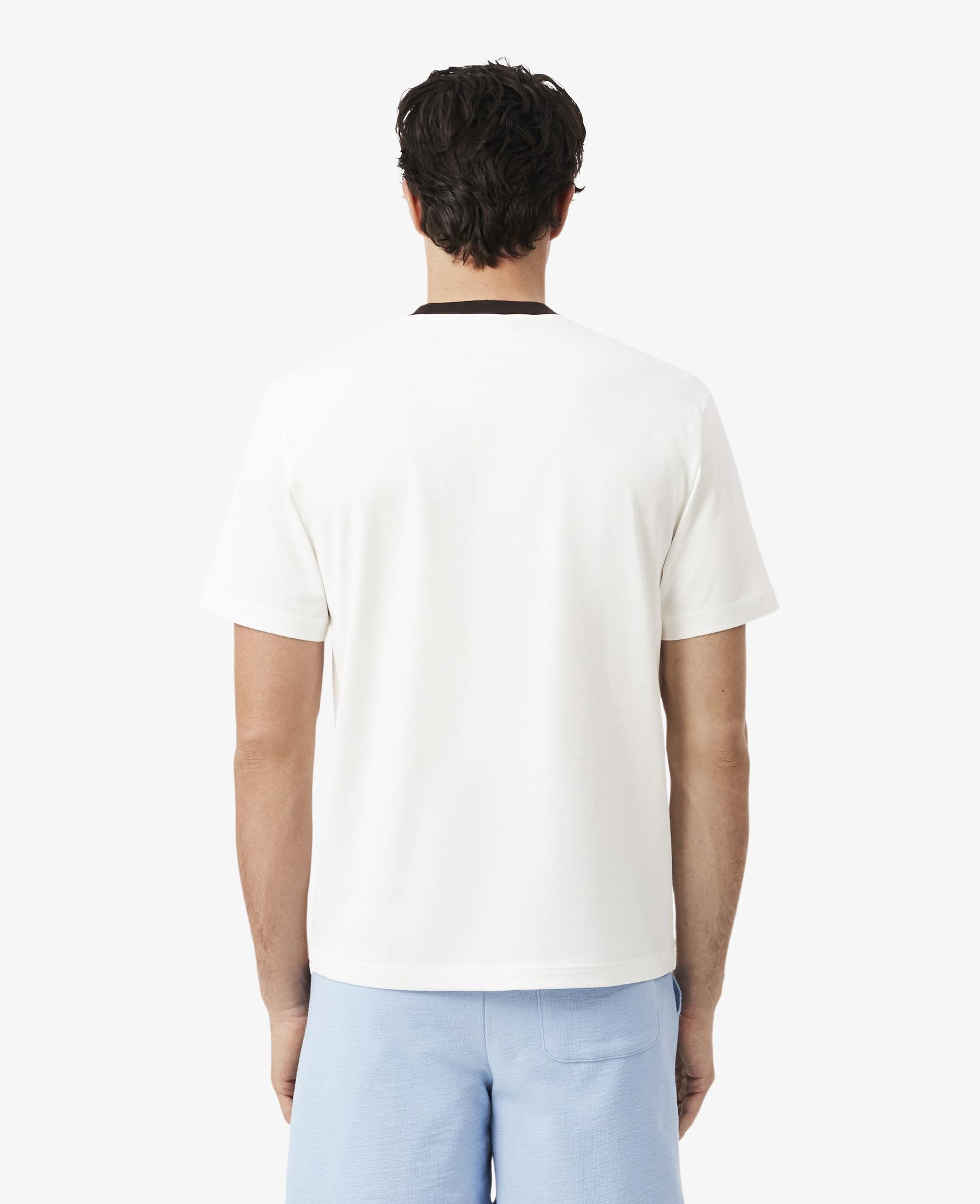 Erkek Classic Fit Bisiklet Yaka Beyaz T-Shirt
