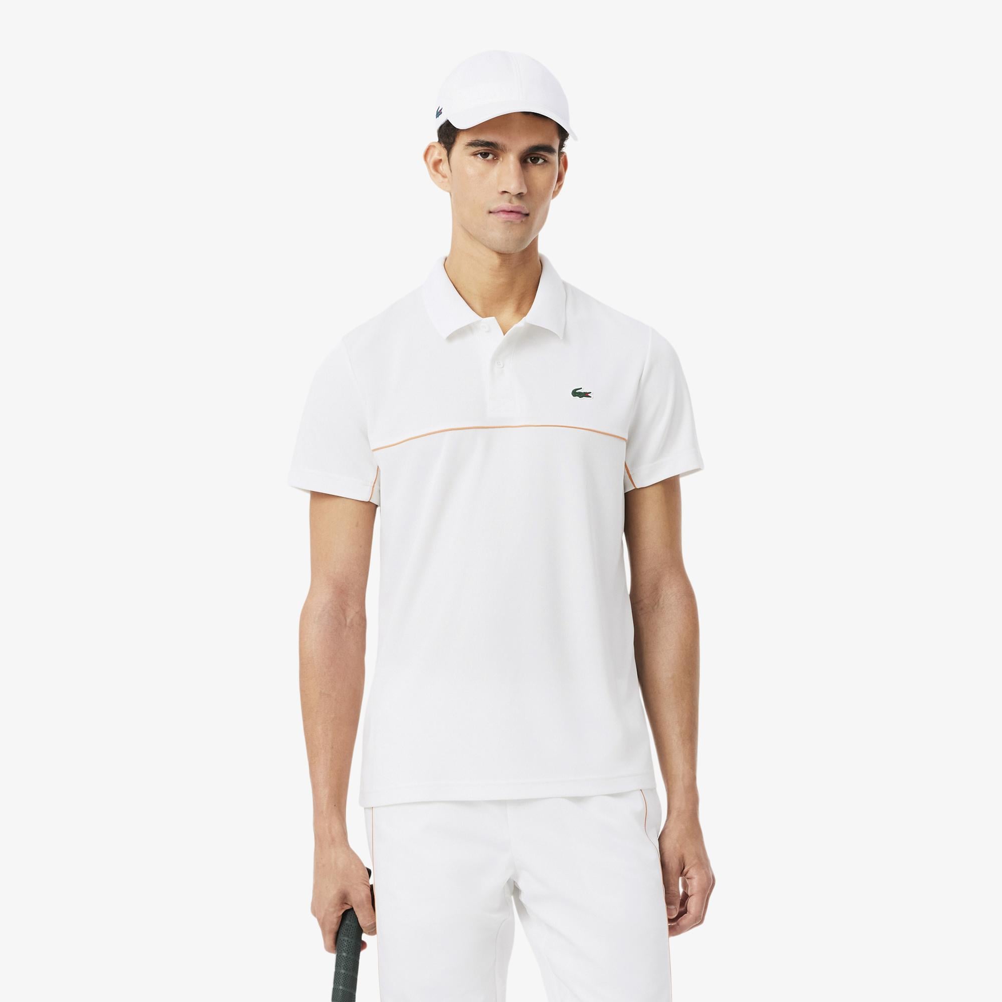Erkek Regular Fit Beyaz Polo