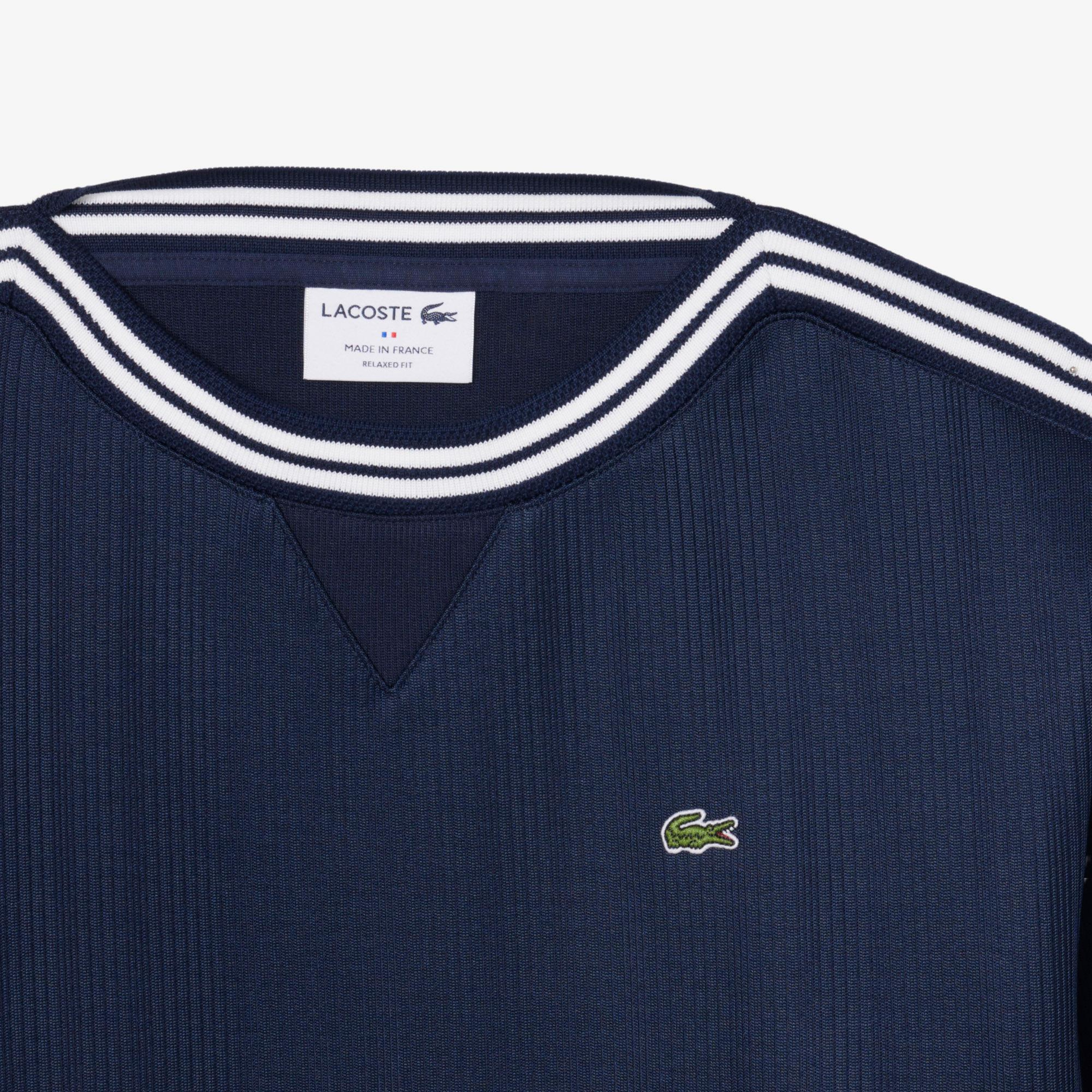 Kadın Relaxed Fit Bisiklet Yaka Lacivert Sweatshirt