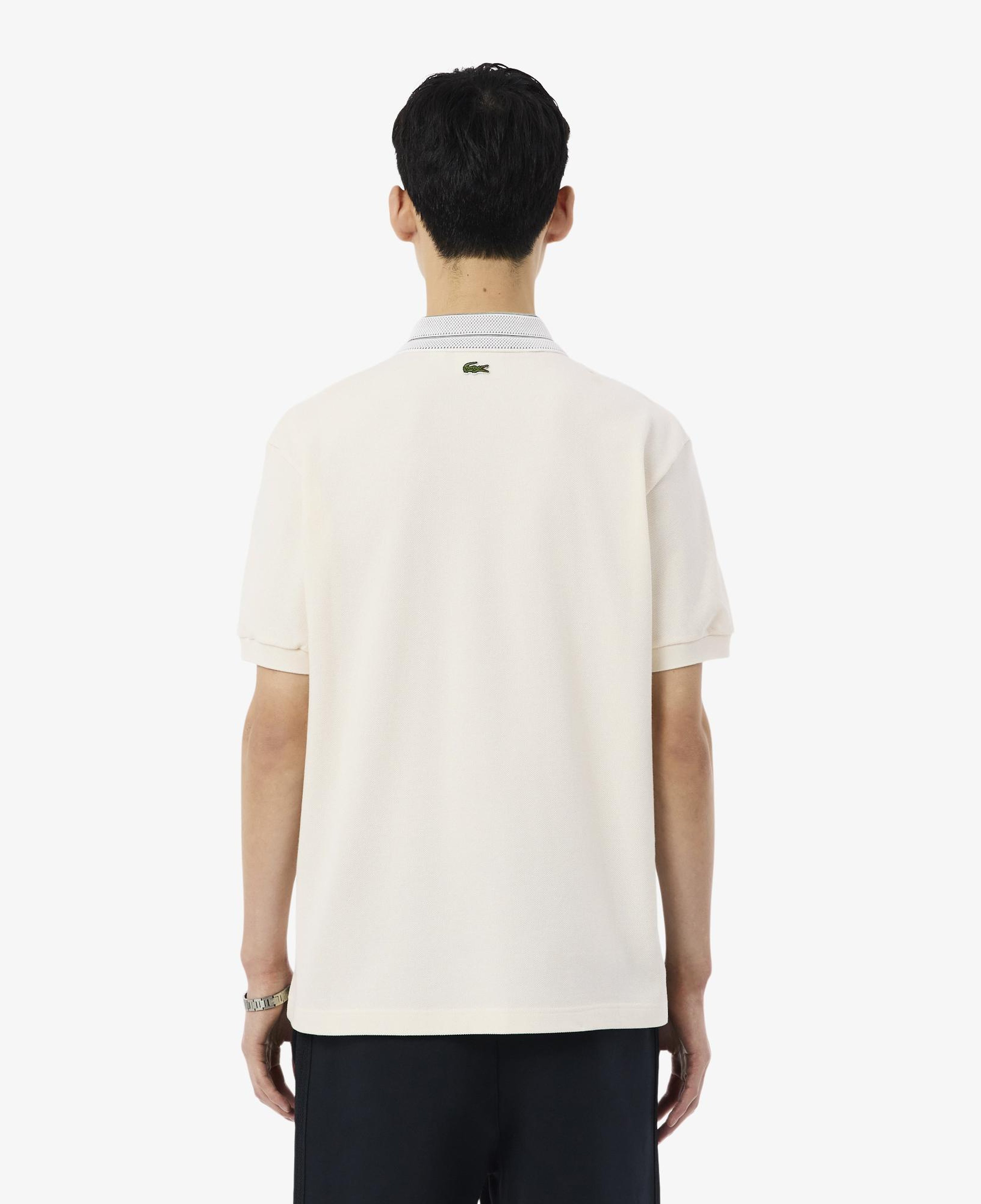 Erkek Classic Fit Krem Polo