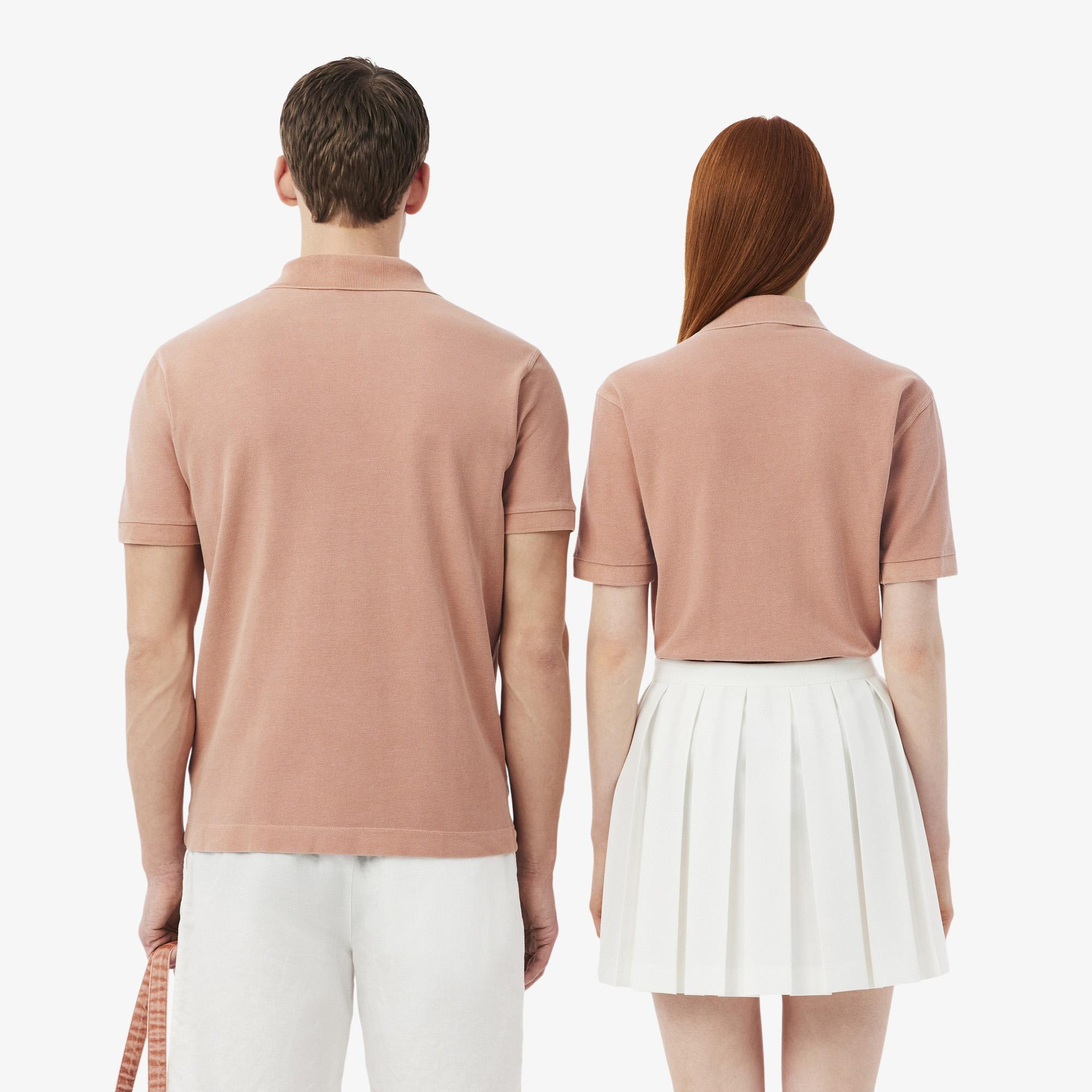 Roland Garros Unisex Regular Fit Baskılı Turuncu Polo
