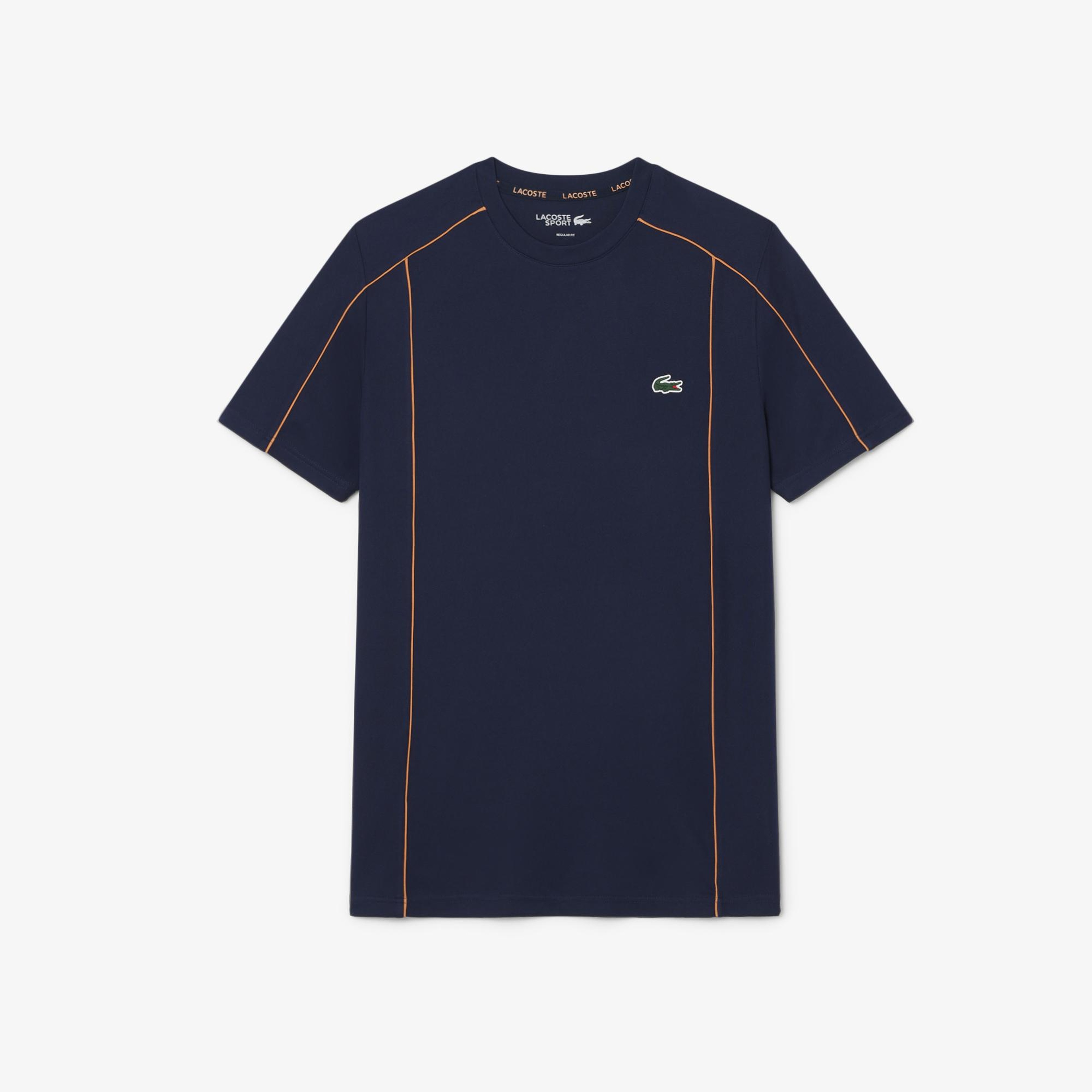 SPORT Erkek Regular Fit Bisiklet Yaka Baskılı Lacivert T-Shirt