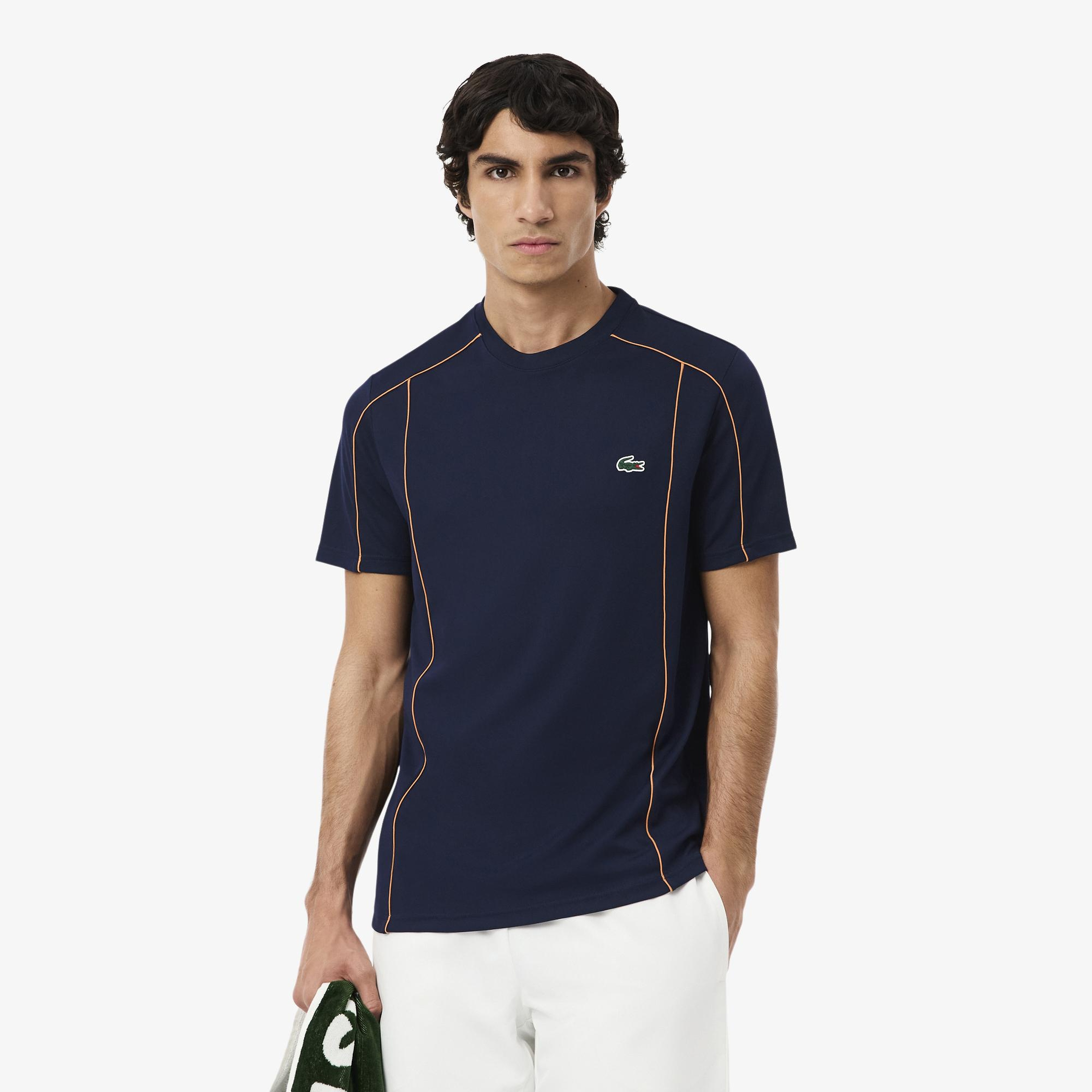 SPORT Erkek Regular Fit Bisiklet Yaka Baskılı Lacivert T-Shirt