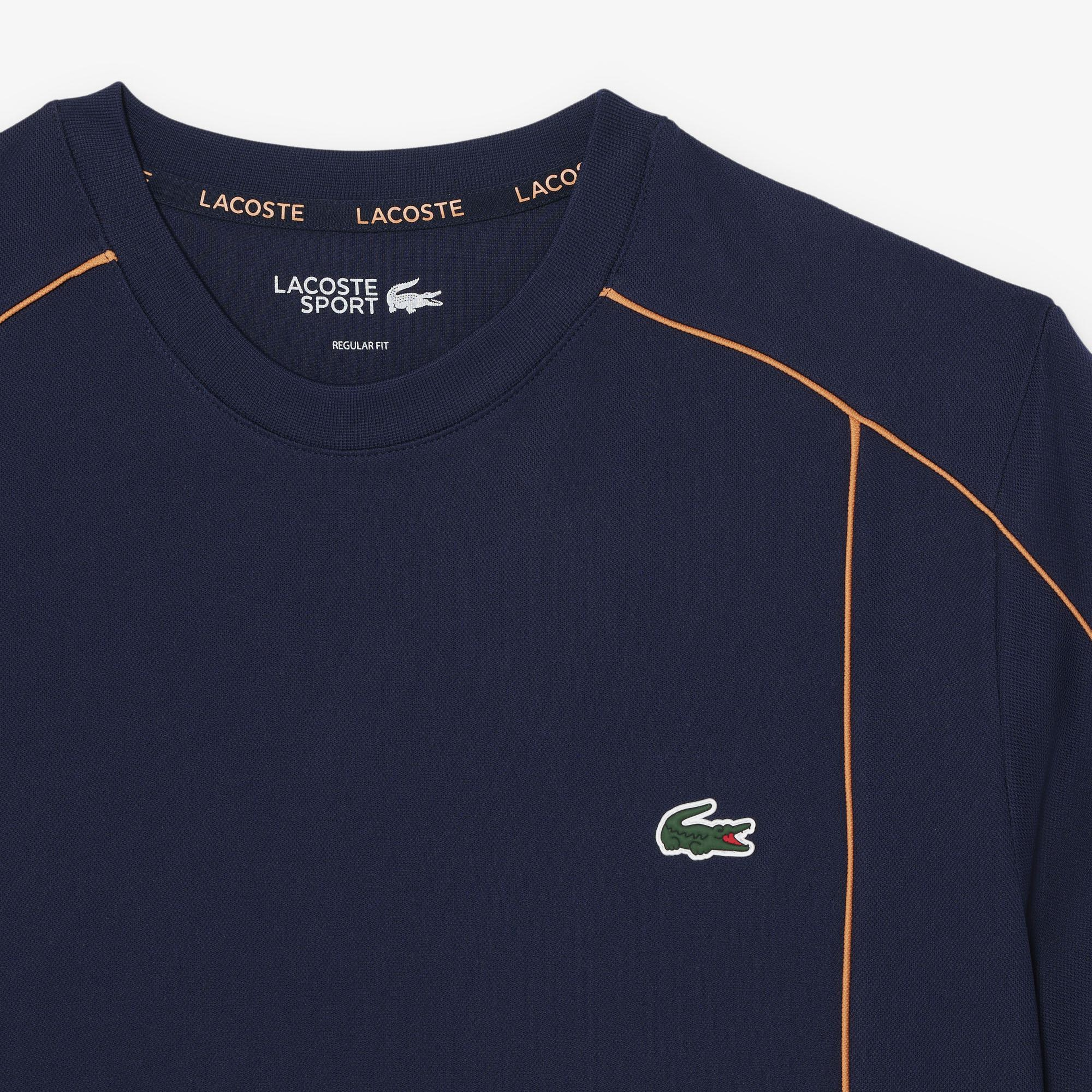 SPORT Erkek Regular Fit Bisiklet Yaka Baskılı Lacivert T-Shirt