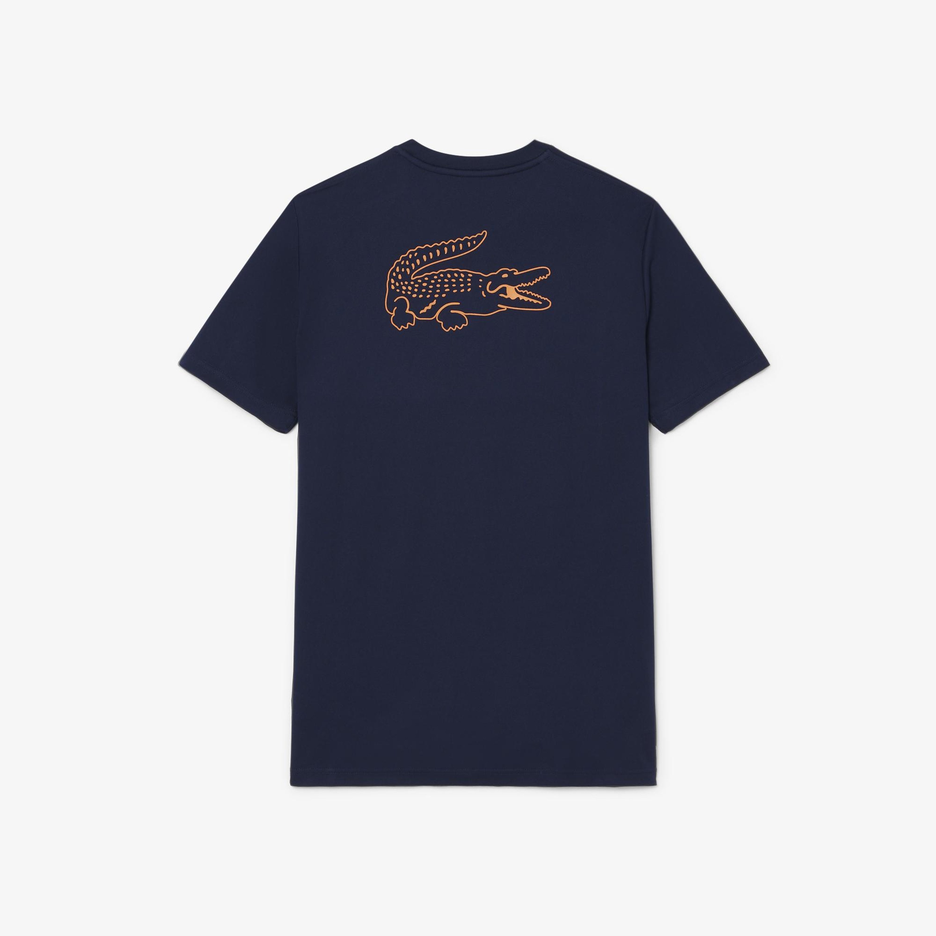 SPORT Erkek Regular Fit Bisiklet Yaka Baskılı Lacivert T-Shirt