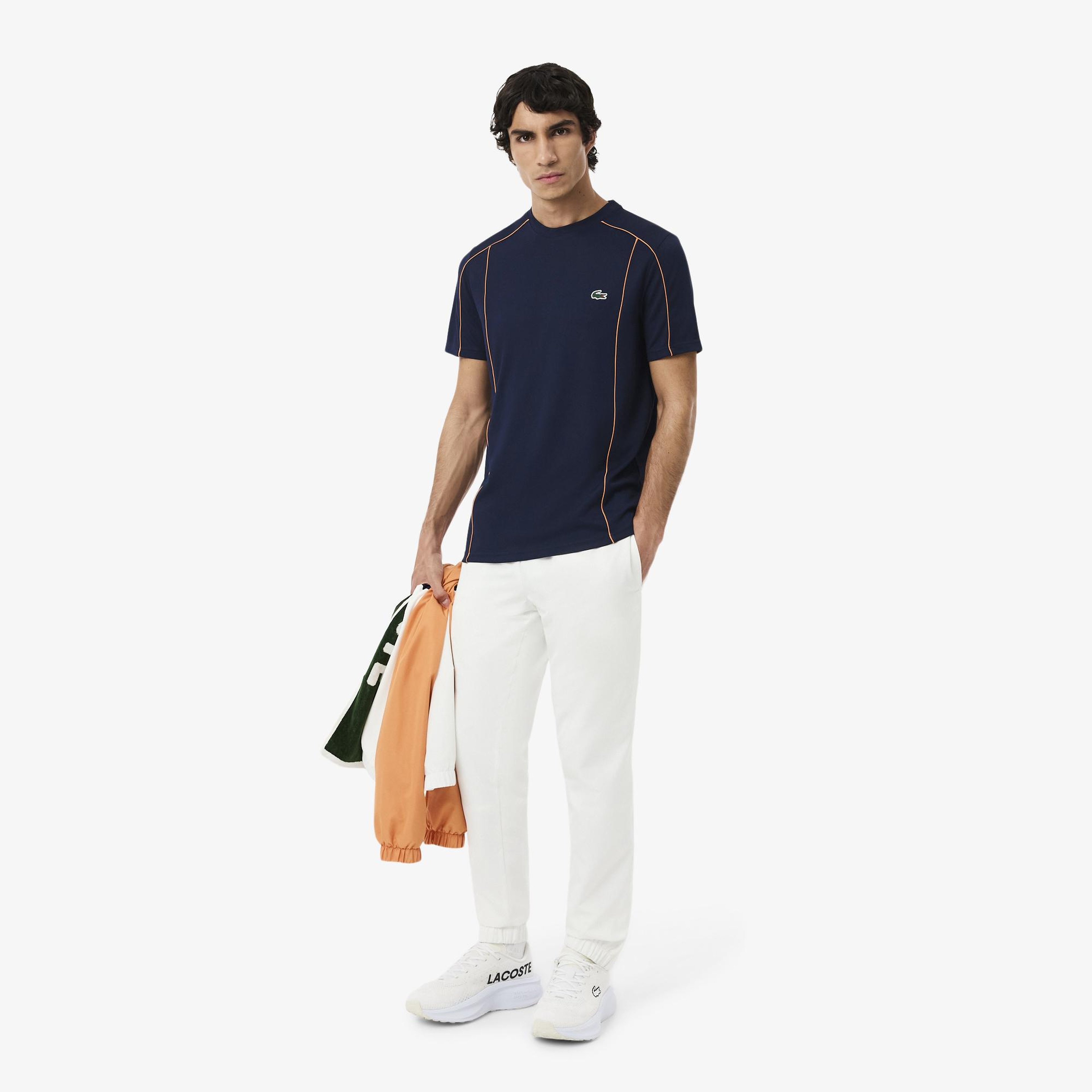 SPORT Erkek Regular Fit Bisiklet Yaka Baskılı Lacivert T-Shirt