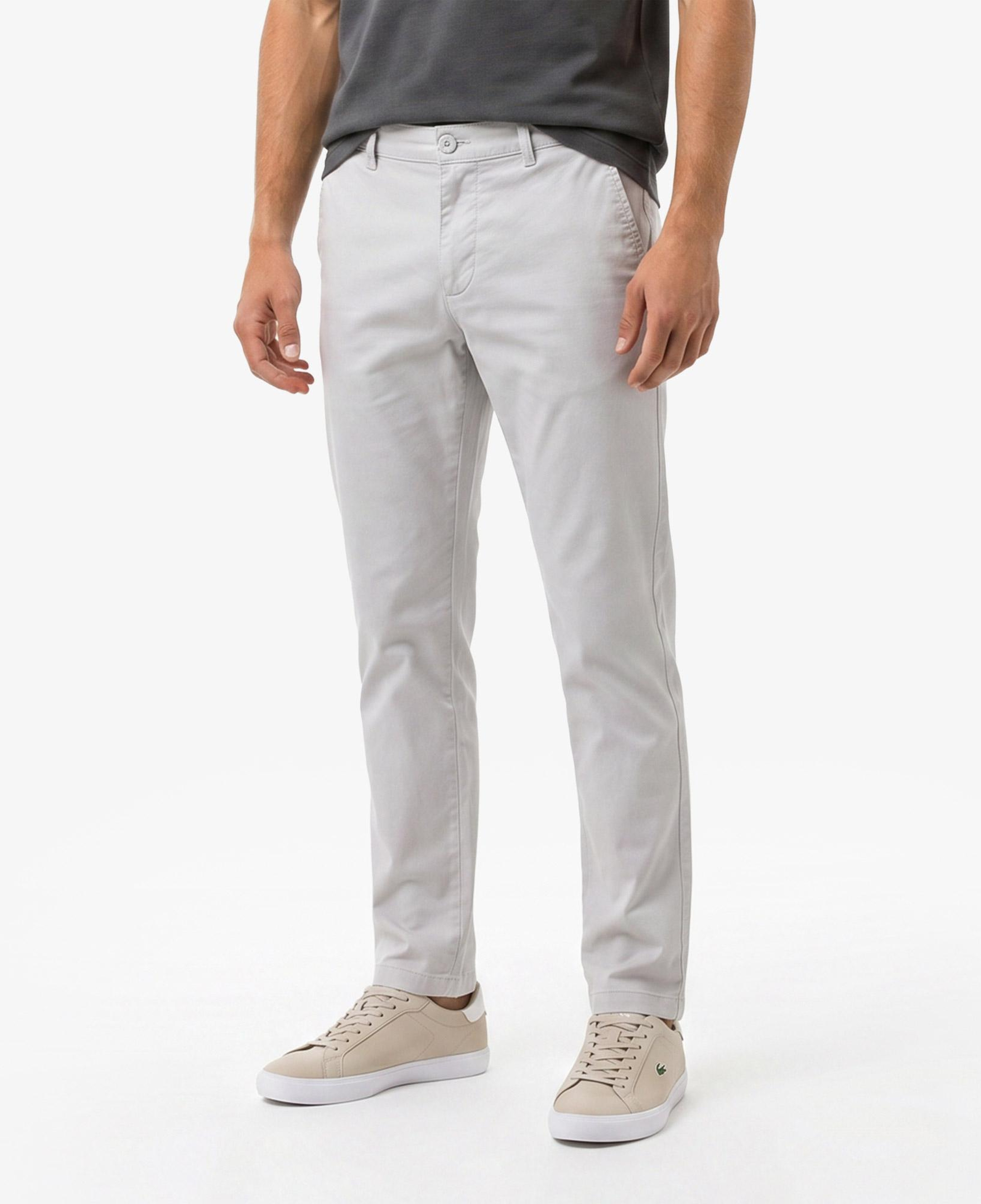 Erkek Slim Fit Gri Chino Pantolon