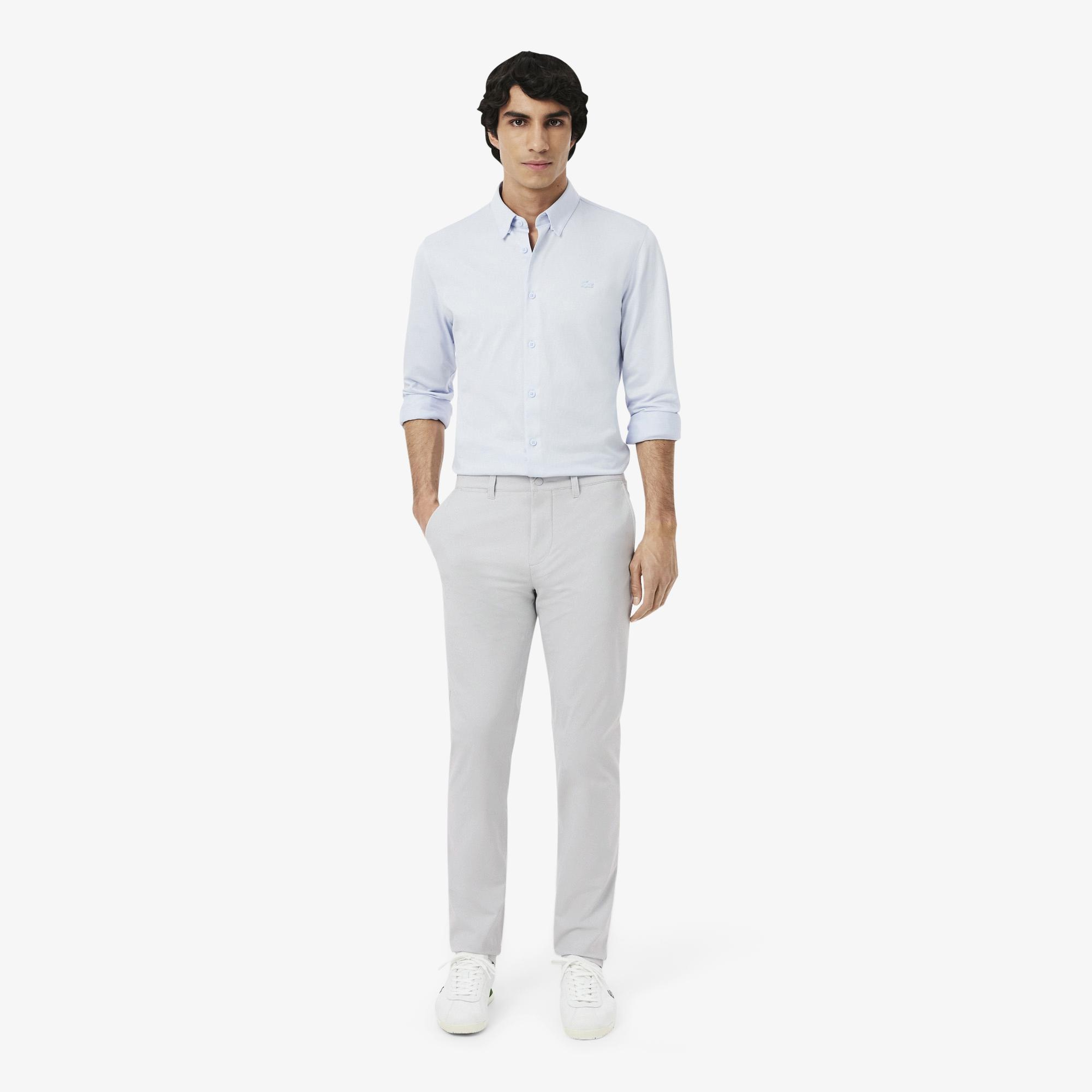 Erkek Slim Fit Gri Pantolon