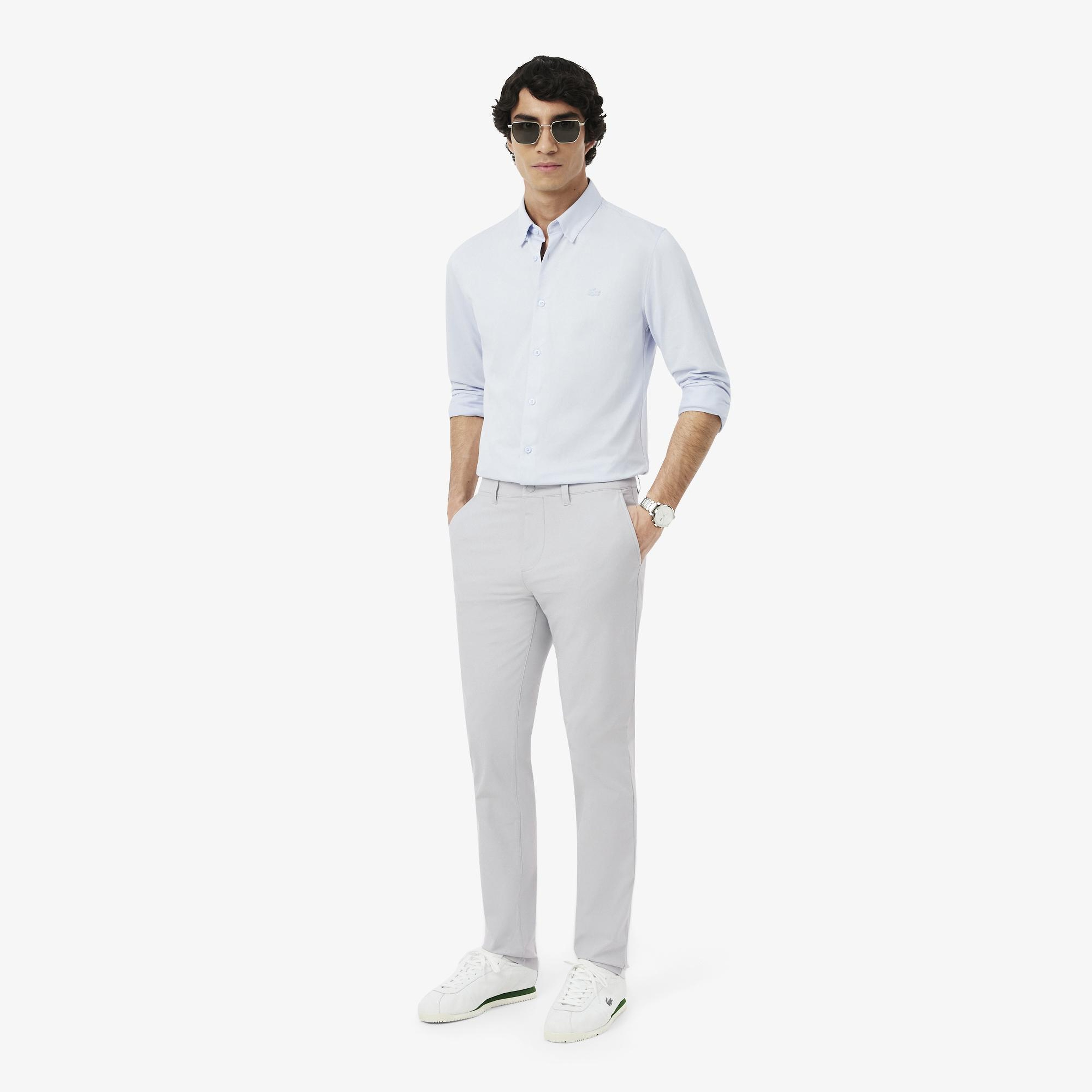 Erkek Slim Fit Gri Pantolon