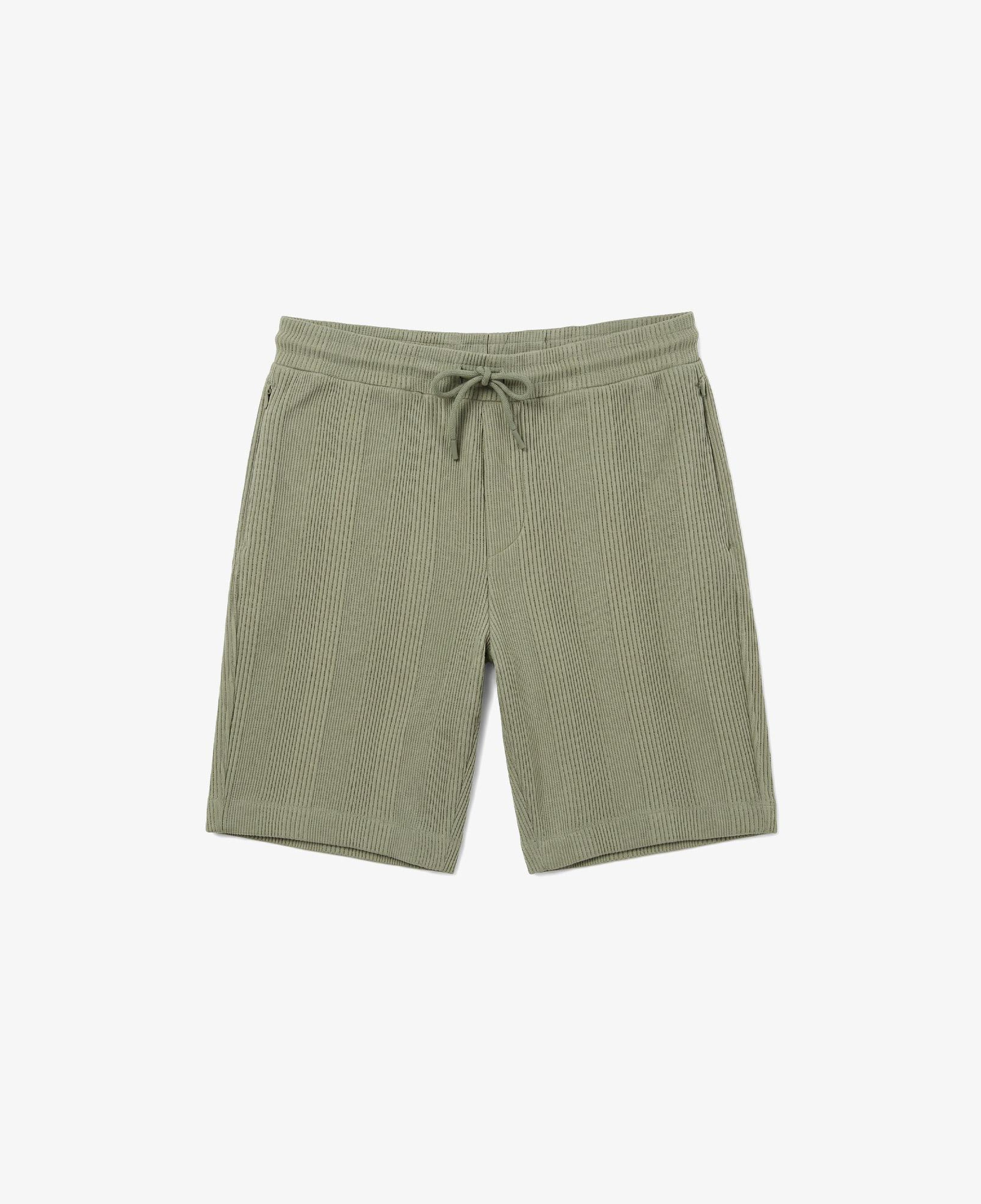 Erkek Relaxed Fit Haki Bermuda Şort