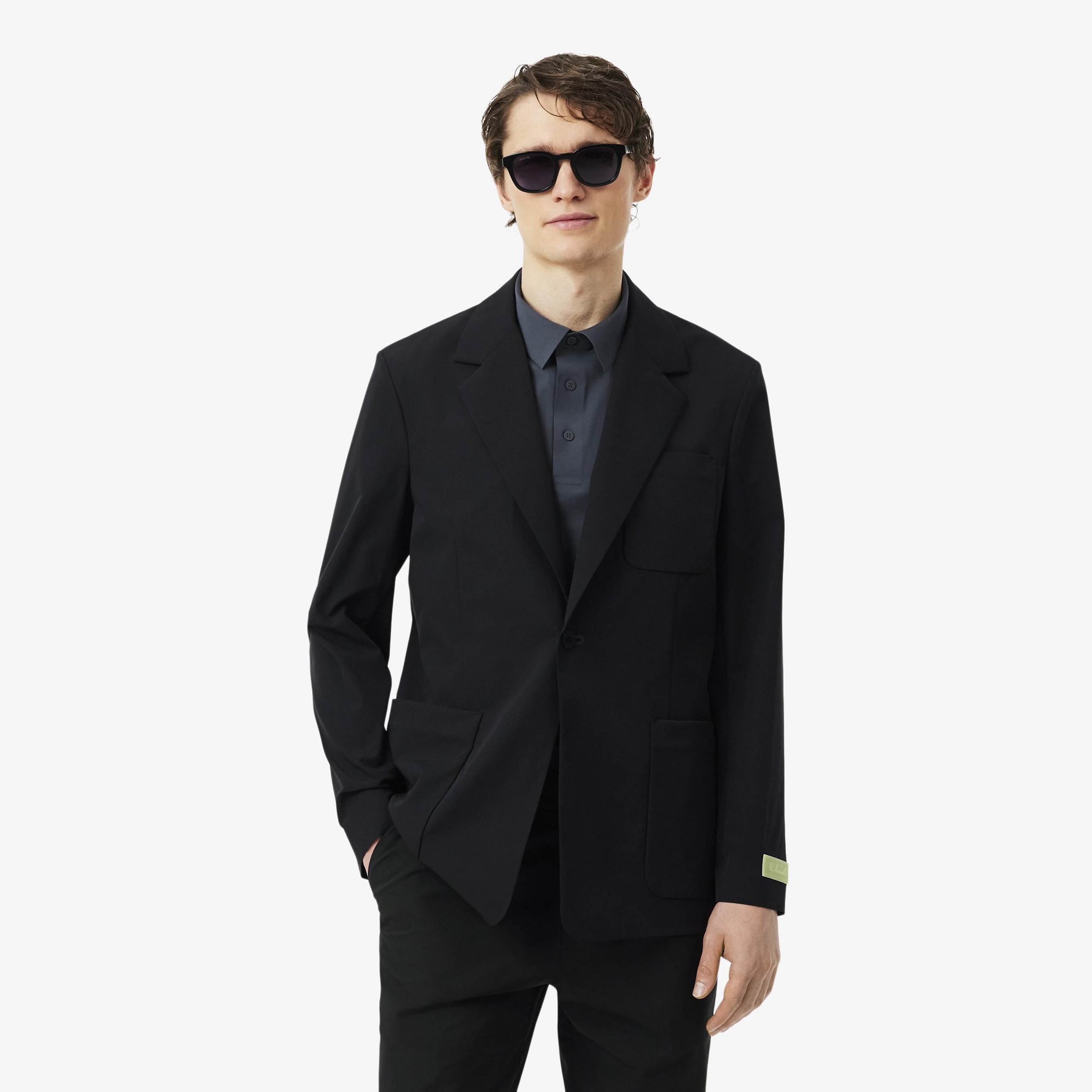 Erkek Regular Fit Siyah Blazer