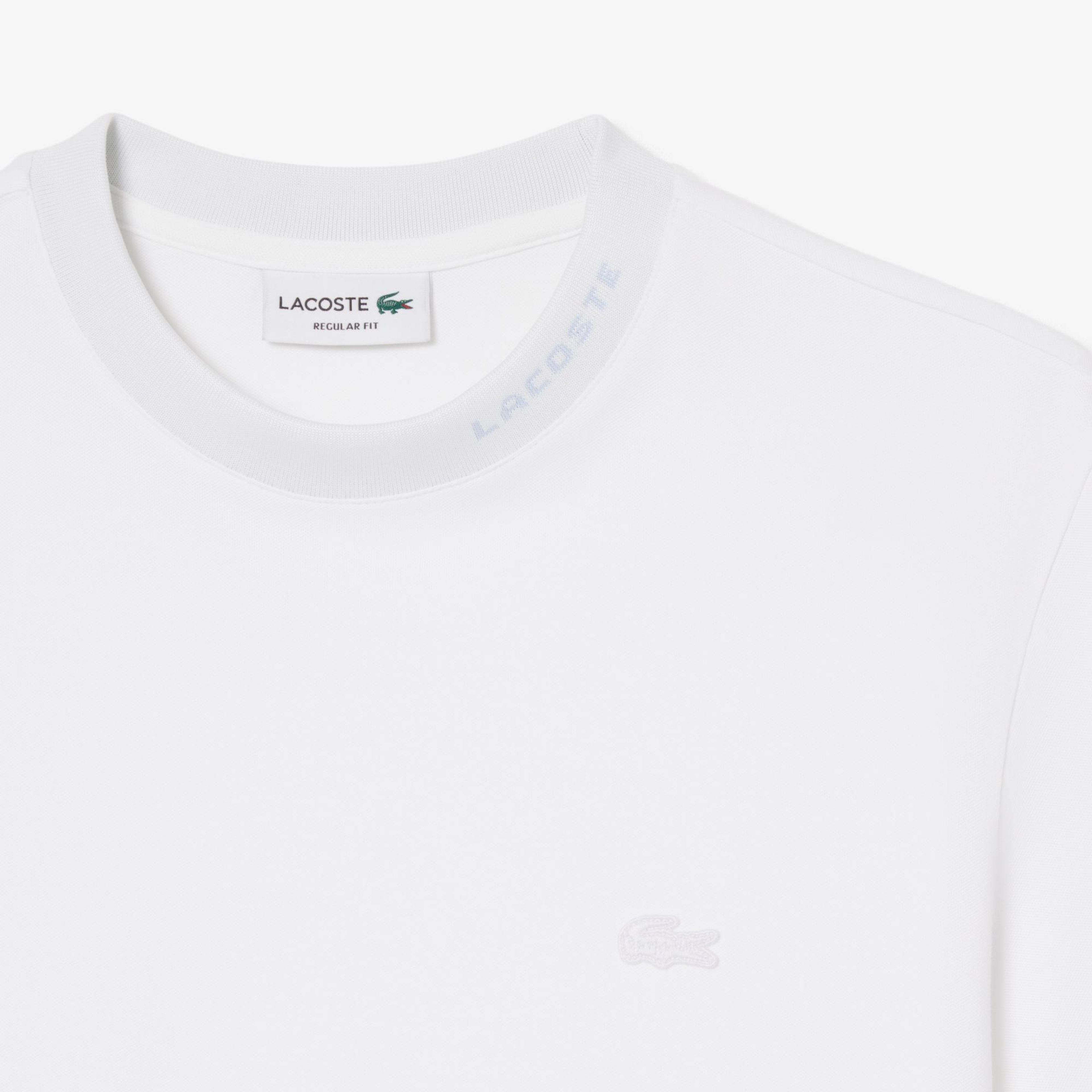 Erkek Regular Fit Bisiklet Yaka Beyaz T-Shirt