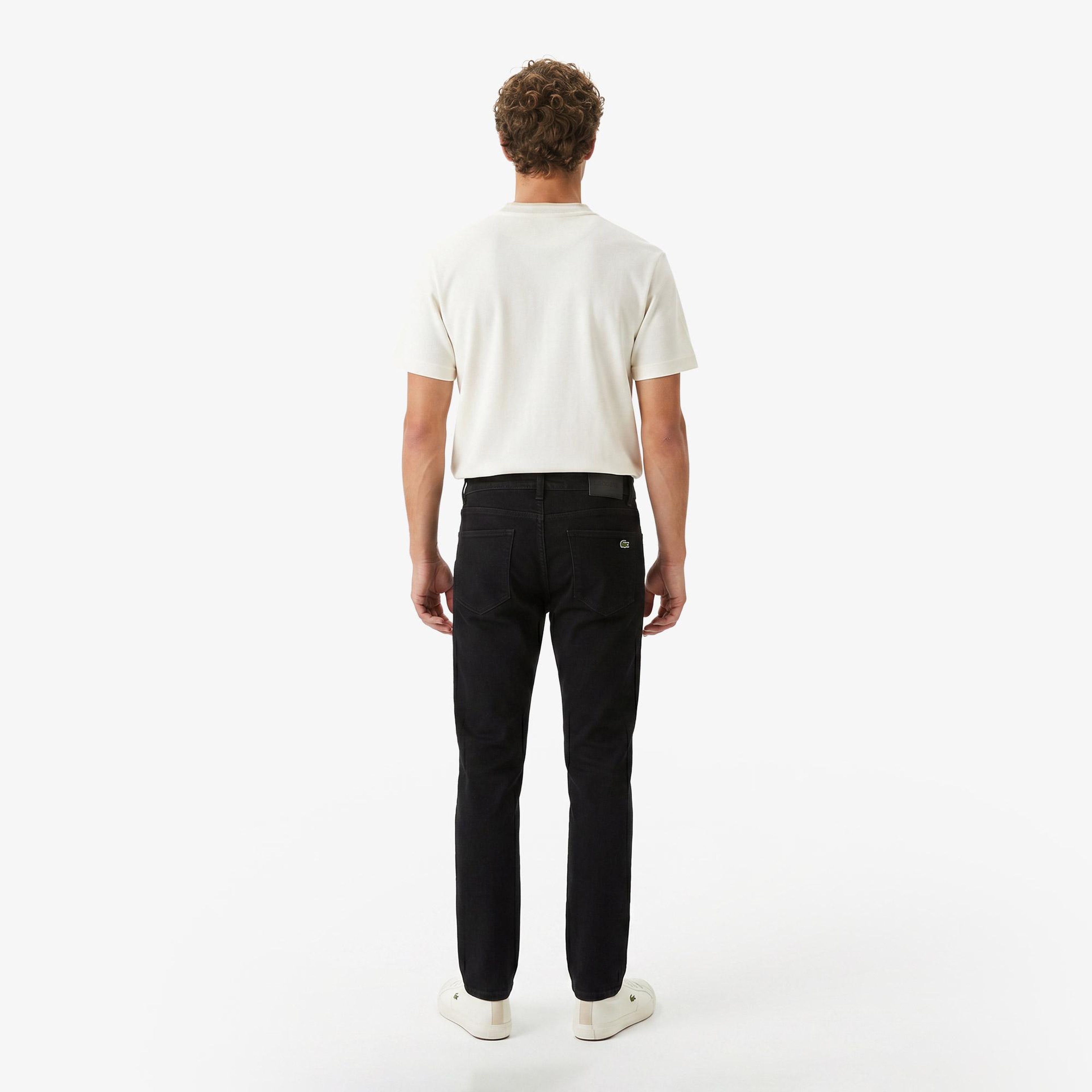 Erkek Regular Fit Siyah Jean Pantolon