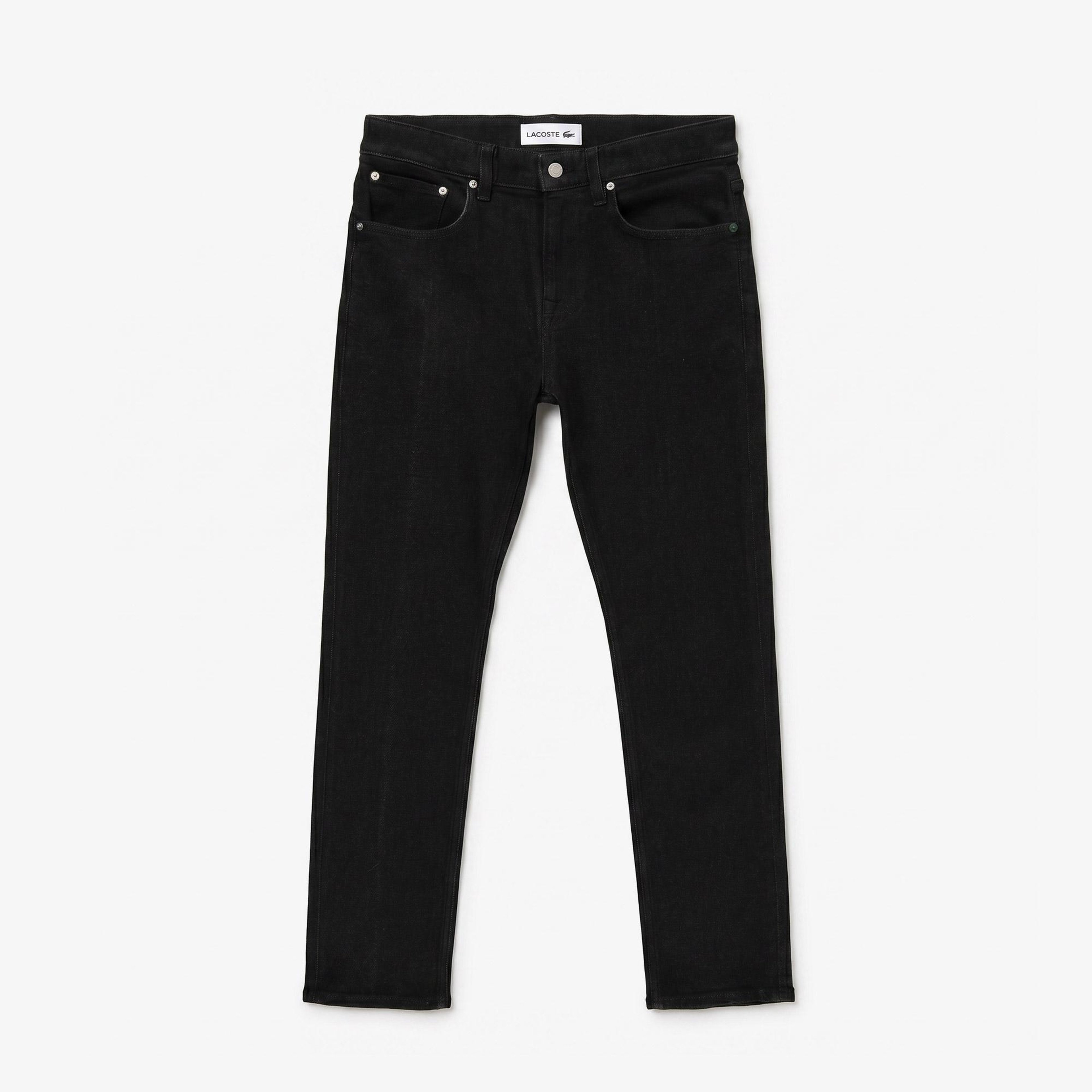 Erkek Regular Fit Siyah Jean Pantolon