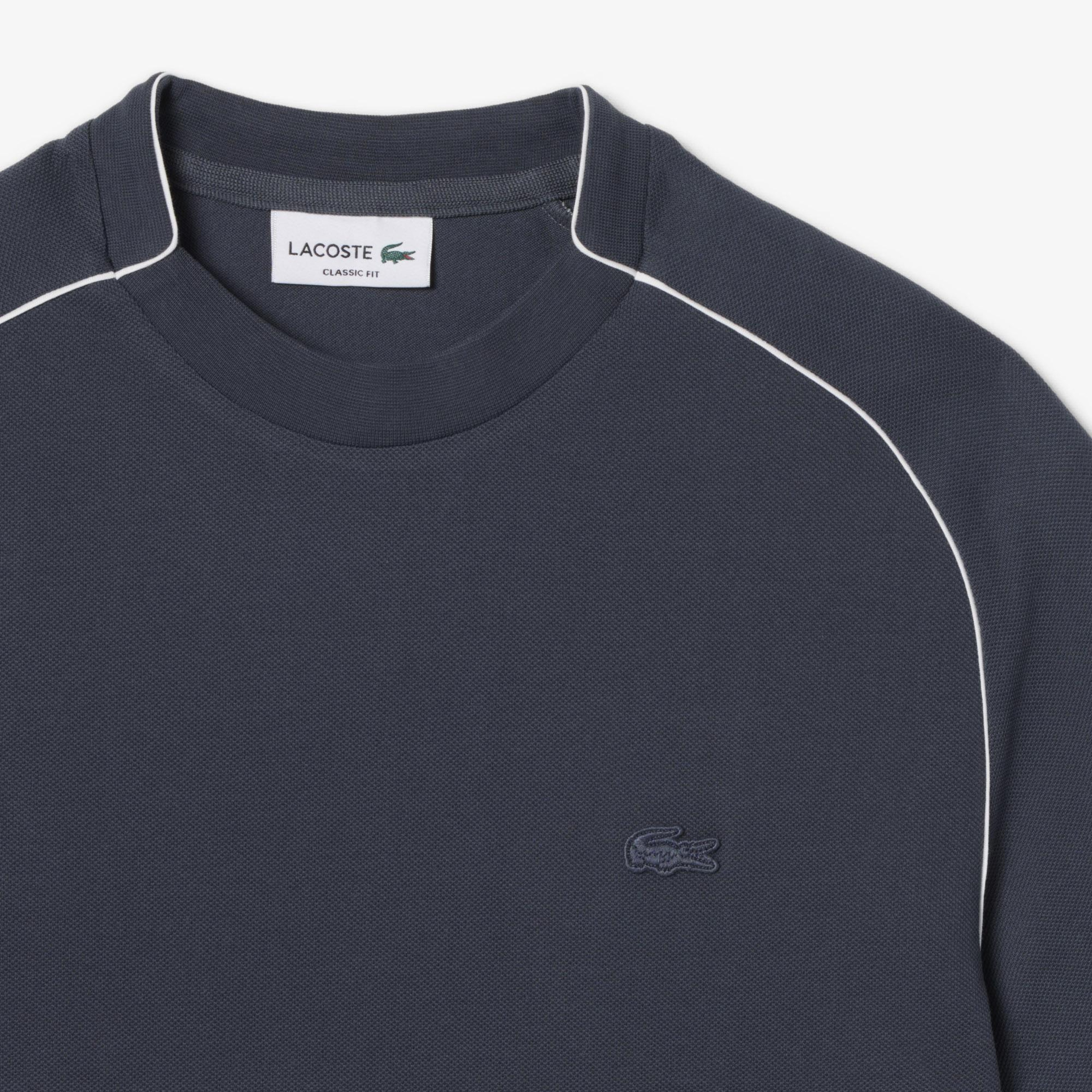 Erkek Classic Fit Bisiklet Yaka Koyu Gri T-Shirt